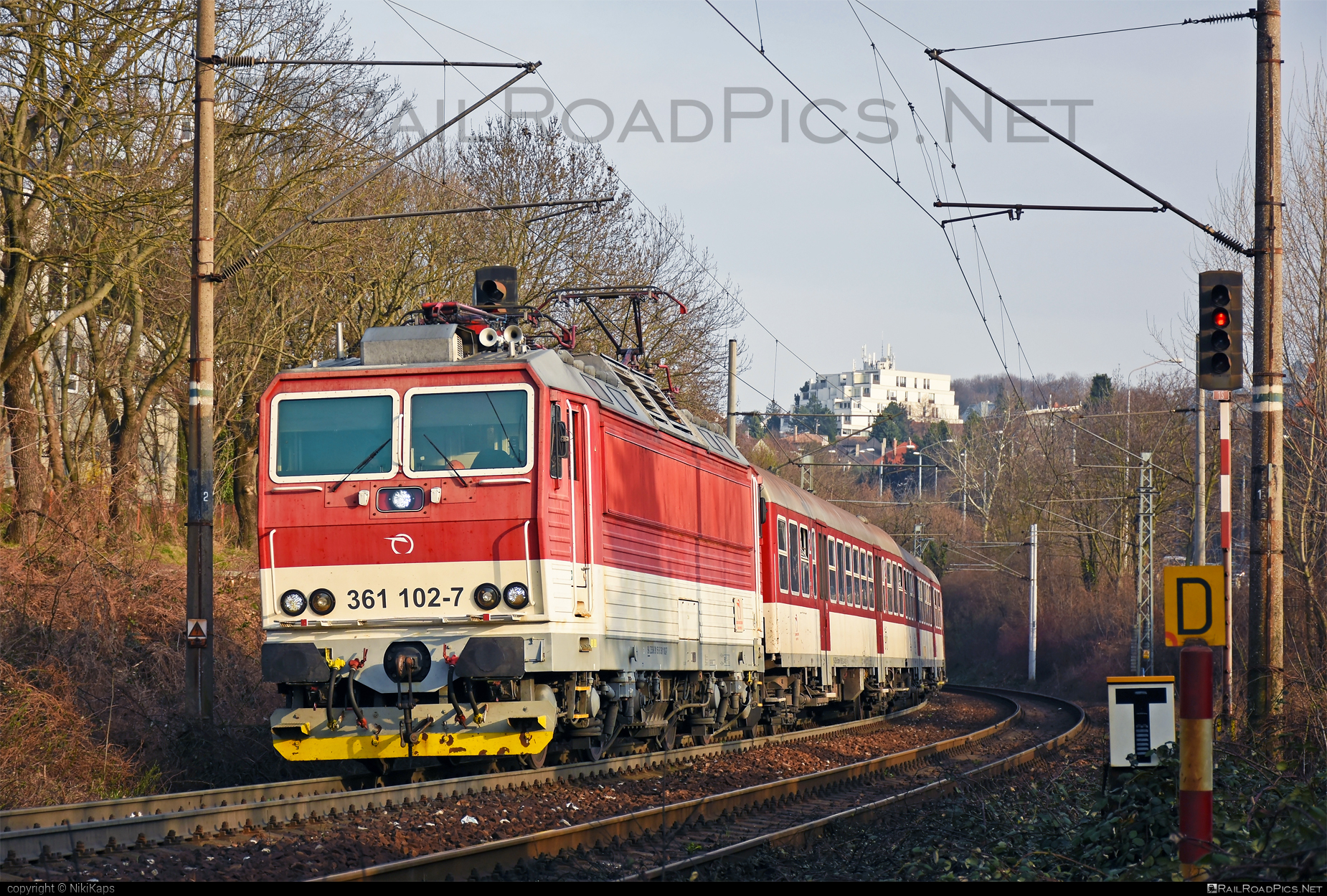 ŽOS Vrútky Class 361.1 - 361 102-7 operated by Železničná Spoločnost' Slovensko, a.s. #ZeleznicnaSpolocnostSlovensko #locomotive361 #locomotive3611 #zosvrutky #zssk