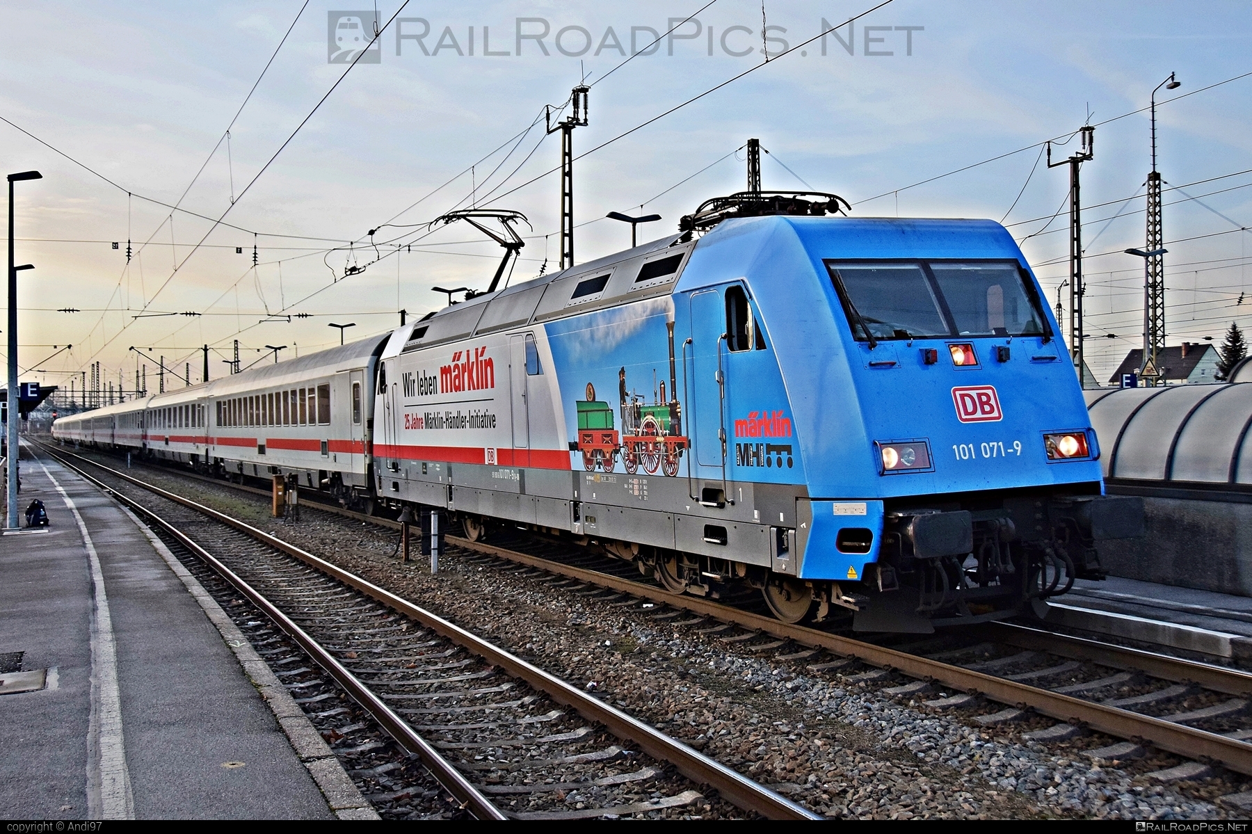 Adtranz DB Class 101 - 101 071-9 operated by Deutsche Bahn / DB AG #adtranz #adtranz101 #db #dbClass101 #deutschebahn