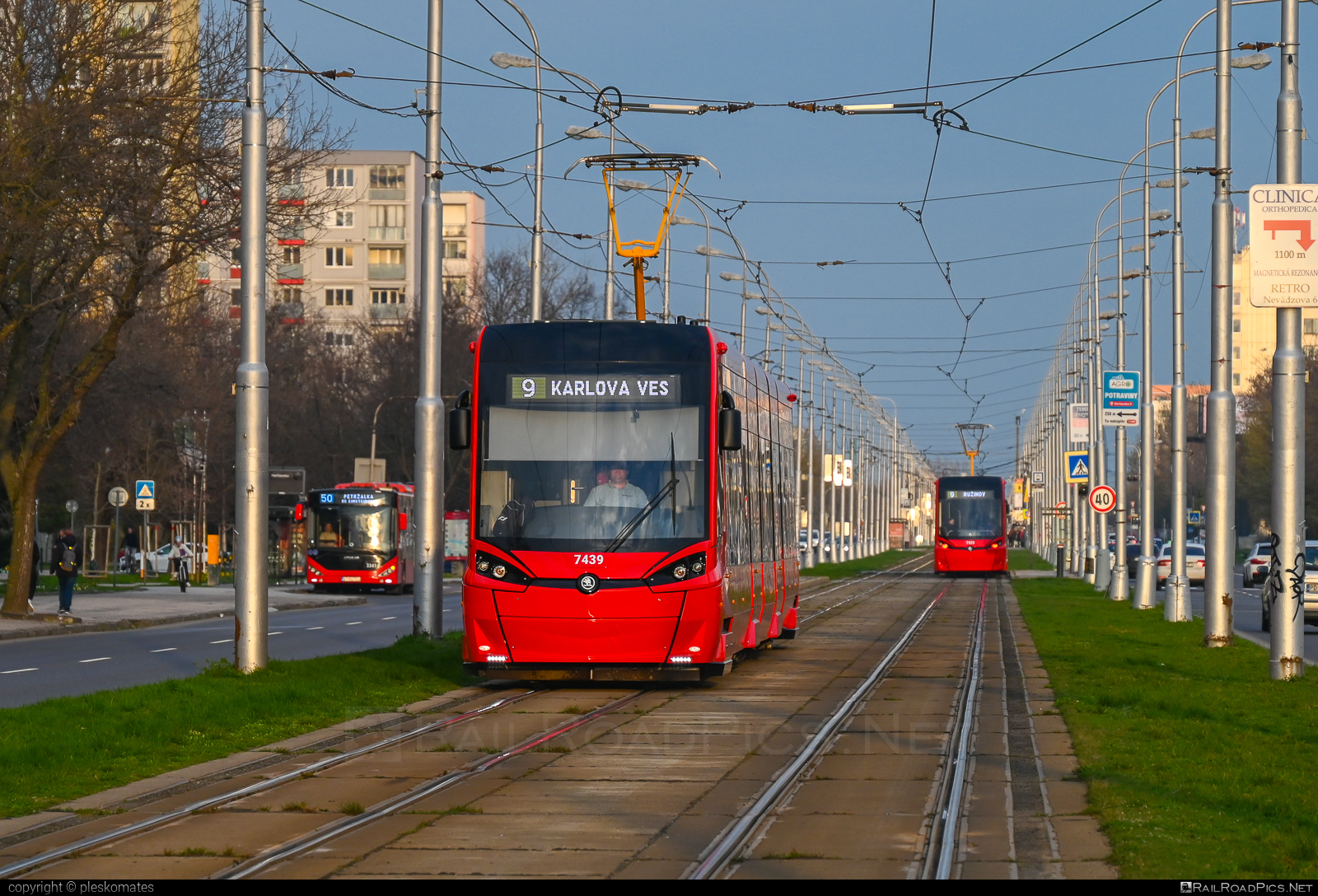 Škoda 29T ForCity Plus - 7439 operated by Dopravný podnik Bratislava #DopravnyPodnikBratislava #forCityPlus #skoda #skoda29t #skodaForCity #tram