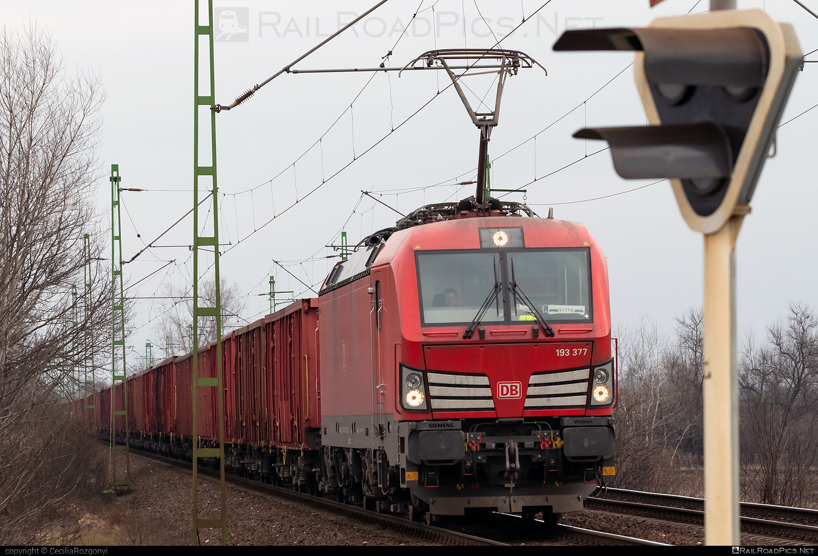 Siemens Vectron MS - 193 377 operated by DB Cargo Hungária Kft #db #dbcargo #dbcargohungaria #deutschebahn #openwagon #siemens #siemensVectron #siemensVectronMS #vectron #vectronMS