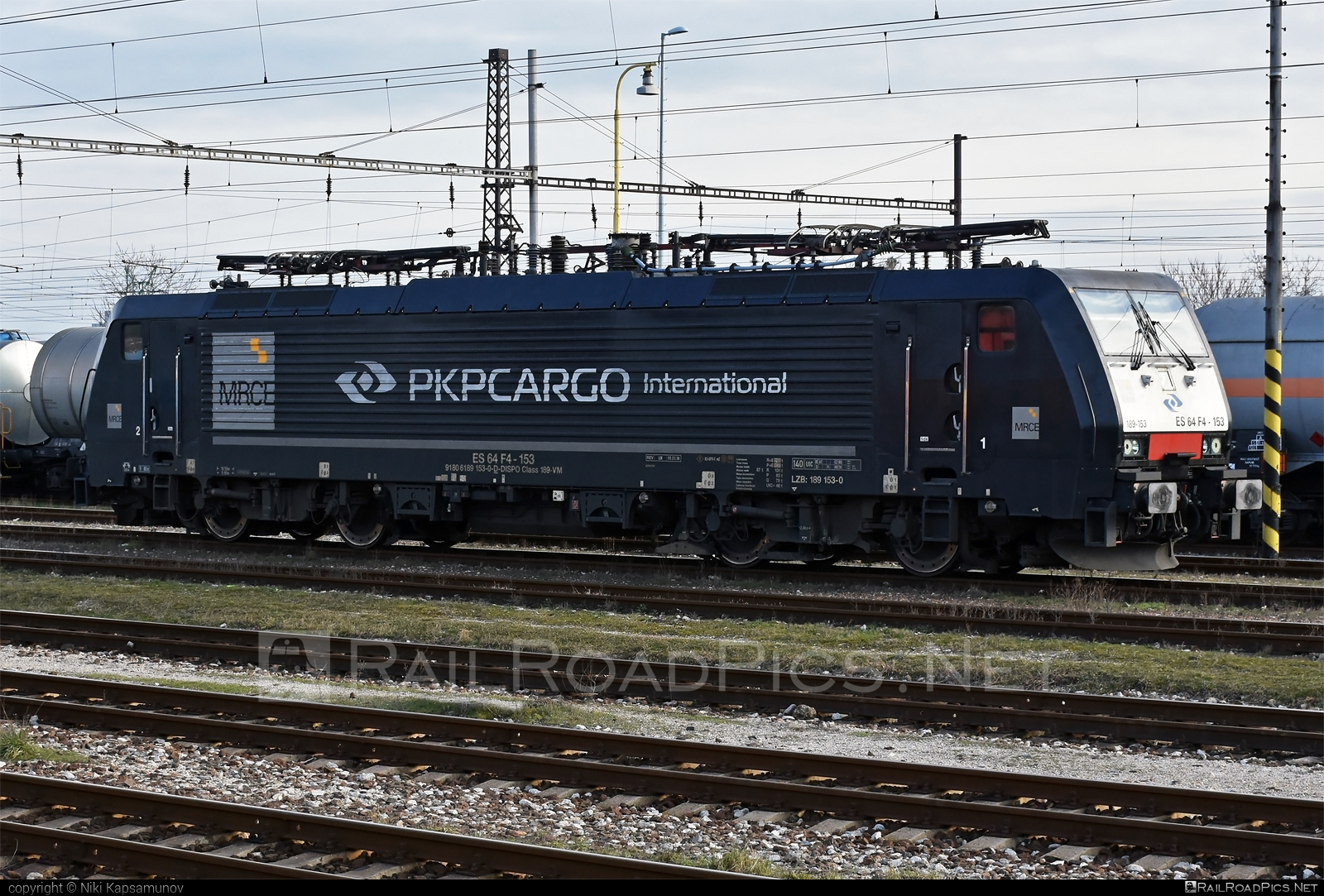 Siemens ES 64 F4 - 189 153-0 operated by PKP CARGO INTERNATIONAL a.s. #dispolok #es64 #es64f4 #eurosprinter #mitsuirailcapitaleurope #mitsuirailcapitaleuropegmbh #mrce #pkpcargo #pkpcargointernational #pkpcargointernationalas #siemens #siemenses64 #siemenses64f4
