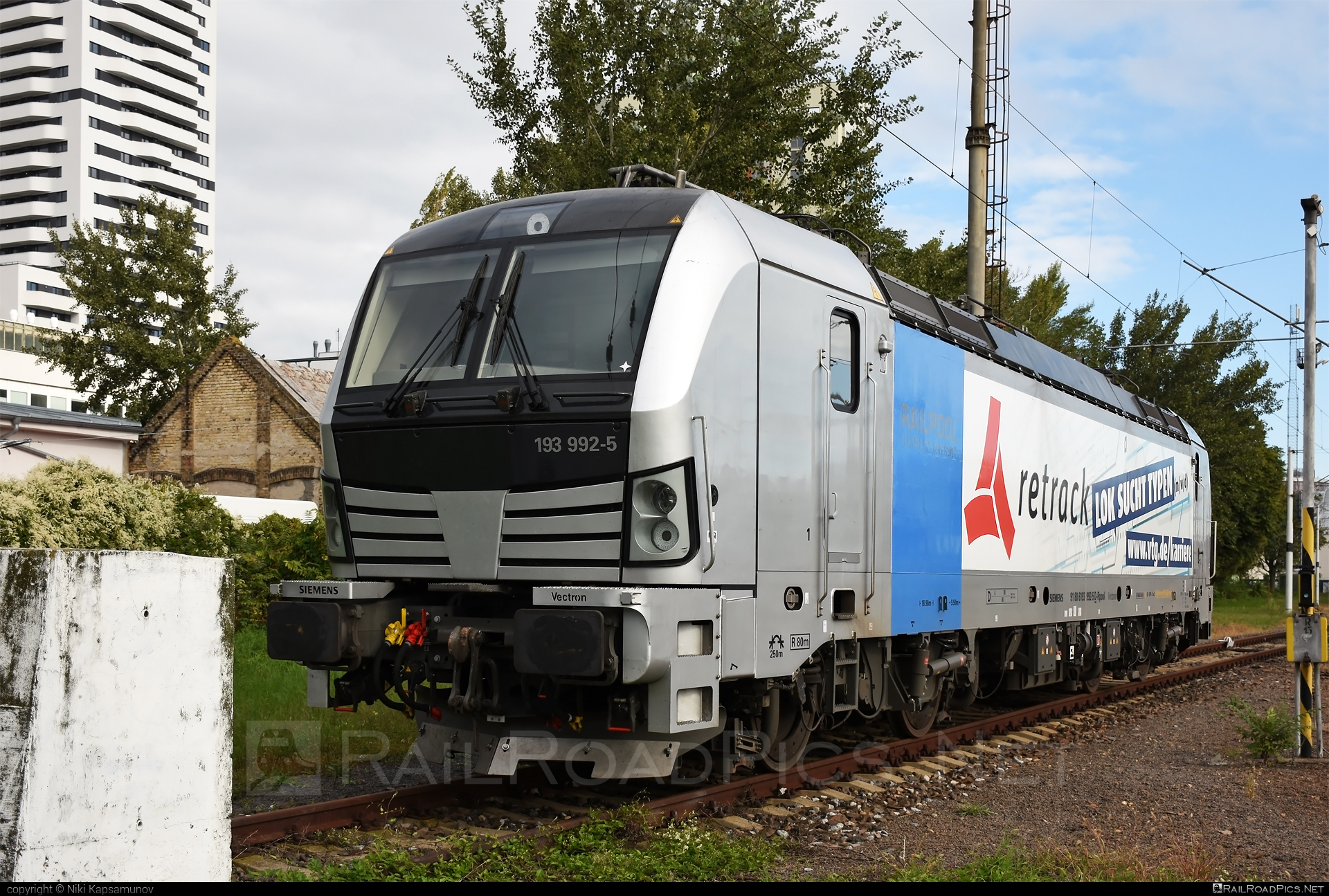 Siemens Vectron AC - 193 992-5 operated by Retrack GmbH & Co. KG #railpool #railpoolgmbh #retrack #retrackgmbh #siemens #siemensVectron #siemensVectronAC #vectron #vectronAC