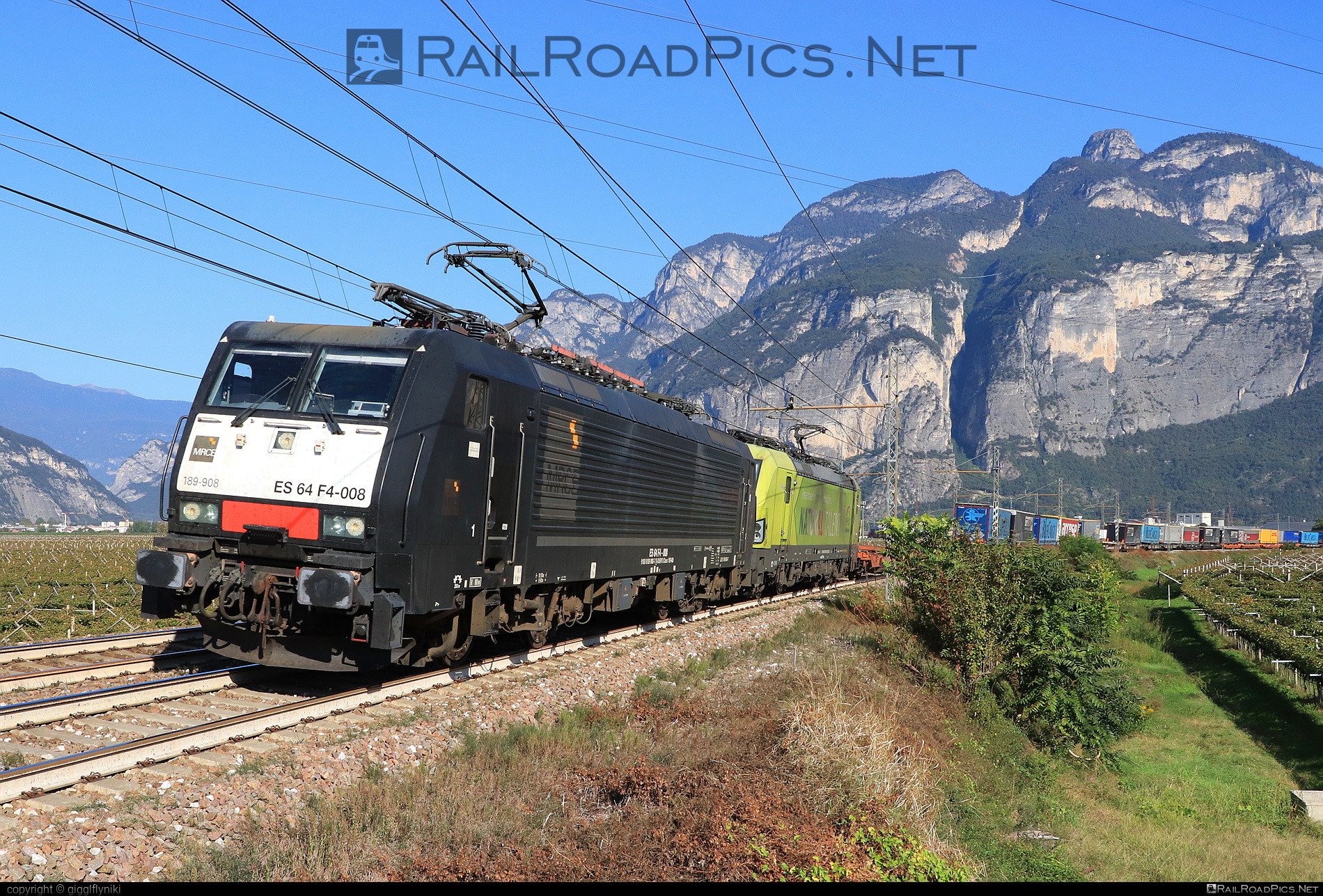 189 908 - Siemens ES 64 F4 operated by TX Logistik AG taken by