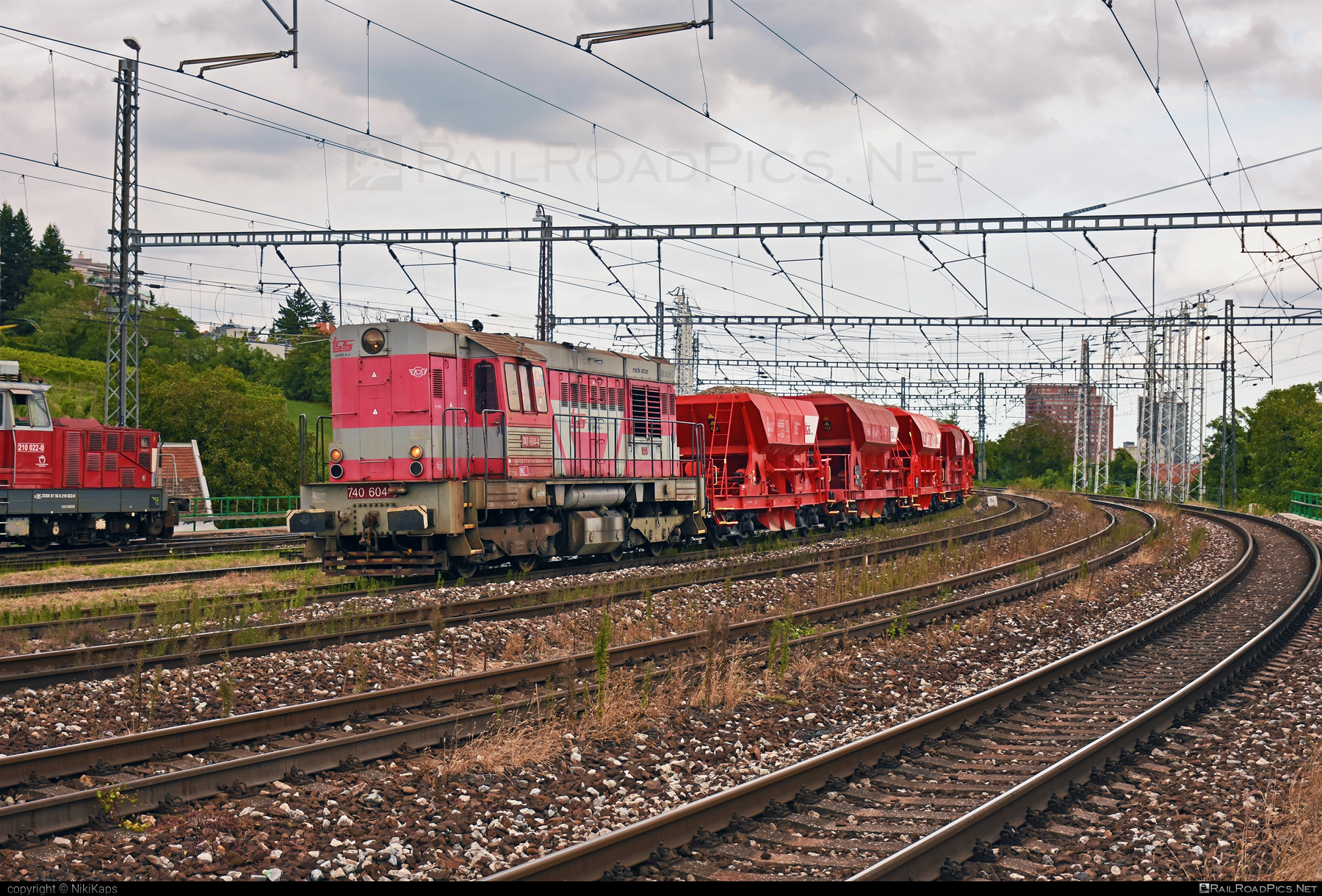 740 604-4 - ČKD T 448.0 (740) operated by TSS GRADE, a.s. taken by
