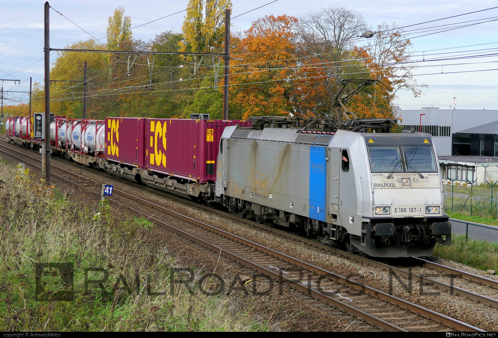 E 186 187-1 - Bombardier TRAXX F140 MS operated by BLS Cargo Nord
