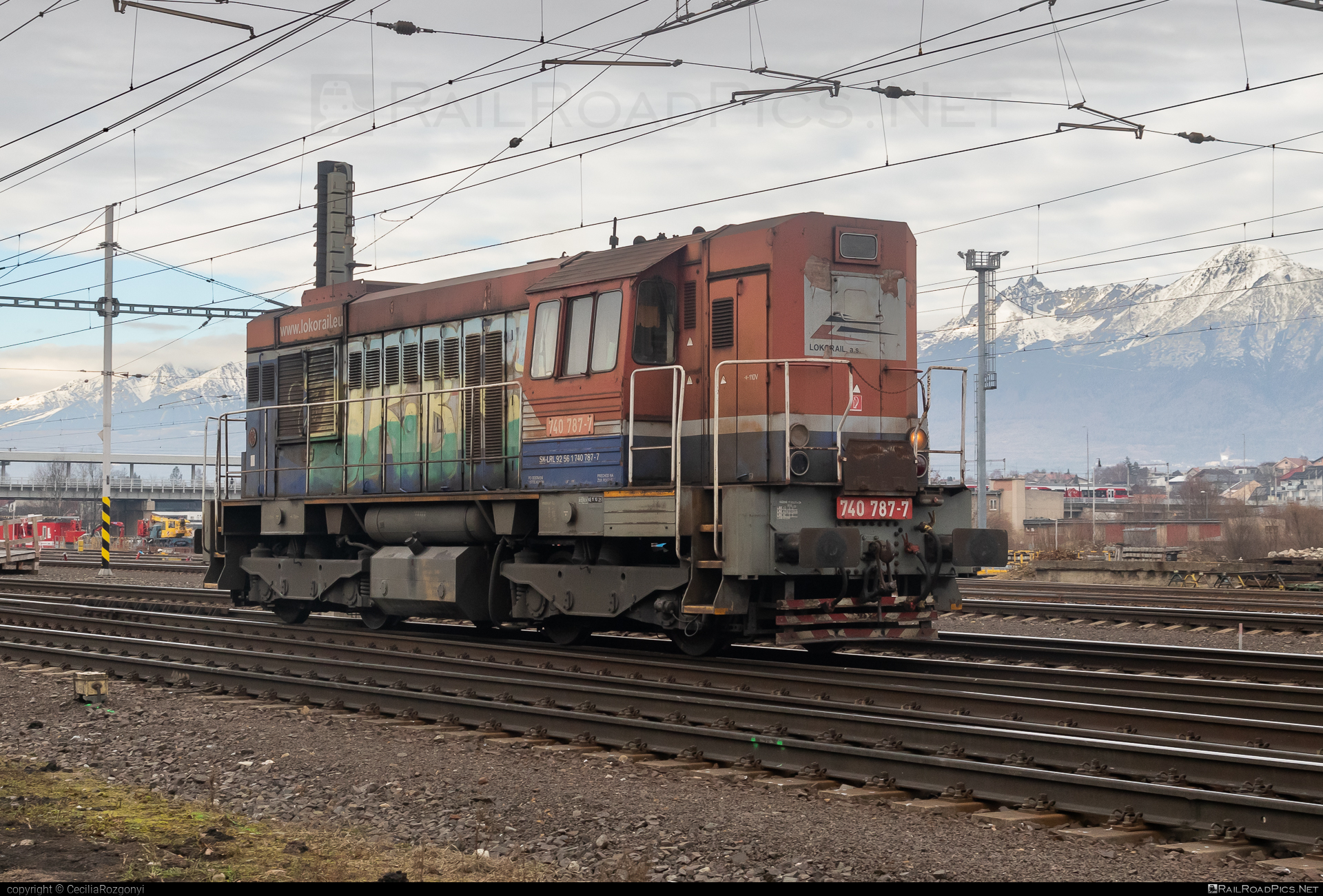 740 787-7 - ČKD T 448.0 (740) operated by LOKORAIL, a.s. taken by