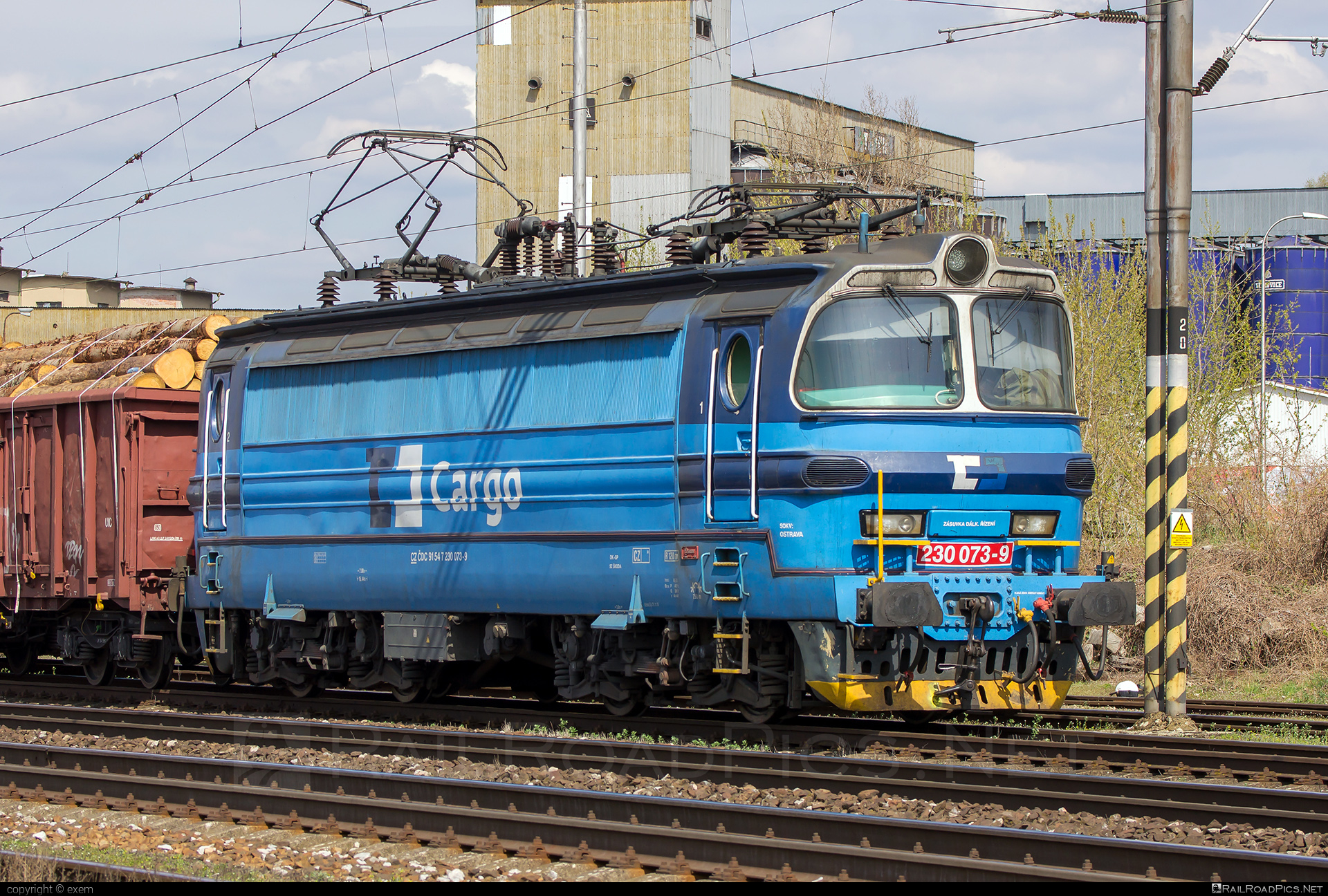 Škoda 47E - 230 073-9 operated by ČD Cargo, a.s. #cdcargo #laminatka #locomotive240 #openwagon #skoda #skoda47e