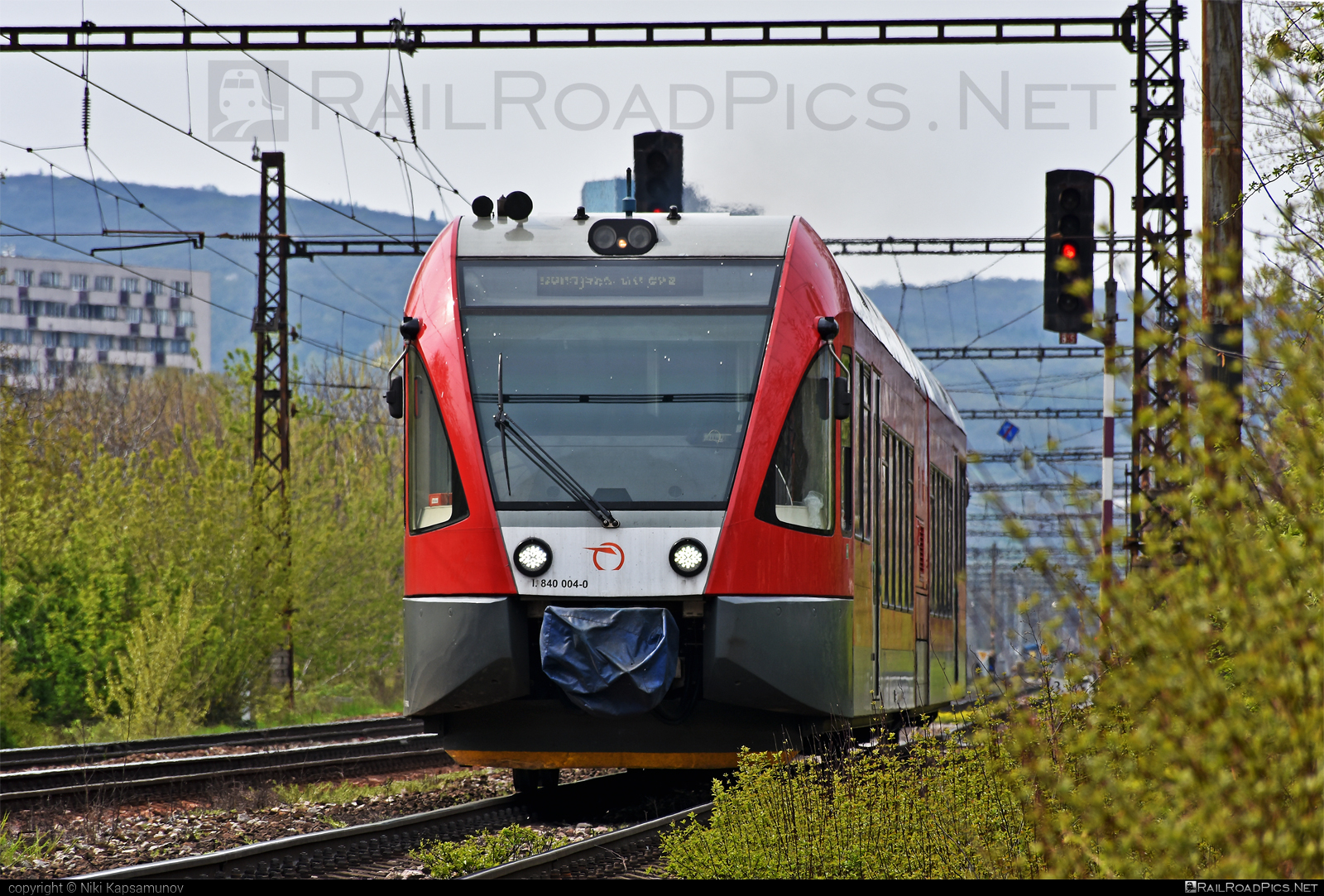 GTW Vysoké Tatry Class 840 - 840 004-0 operated by Železničná Spoločnost' Slovensko, a.s. #ZeleznicnaSpolocnostSlovensko #delfin #gtw26 #gtwvysoketatry #zssk #zssk840