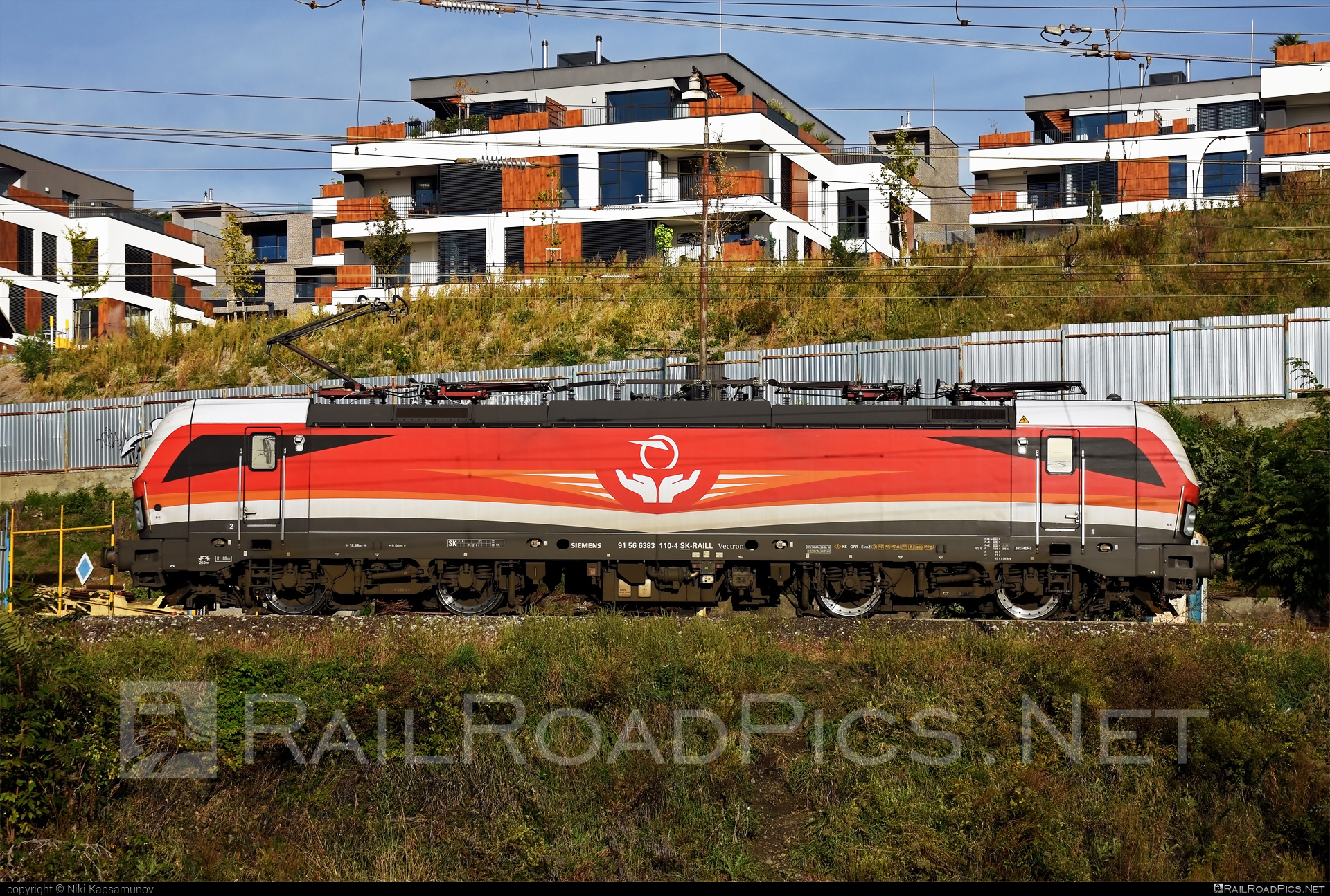 Siemens Vectron MS - 383 110-4 operated by Železničná Spoločnost' Slovensko, a.s. #SRailLease #SRailLeaseSro #ZeleznicnaSpolocnostSlovensko #kakaovnik #raill #siemens #siemensVectron #siemensVectronMS #vectron #vectronMS #zssk