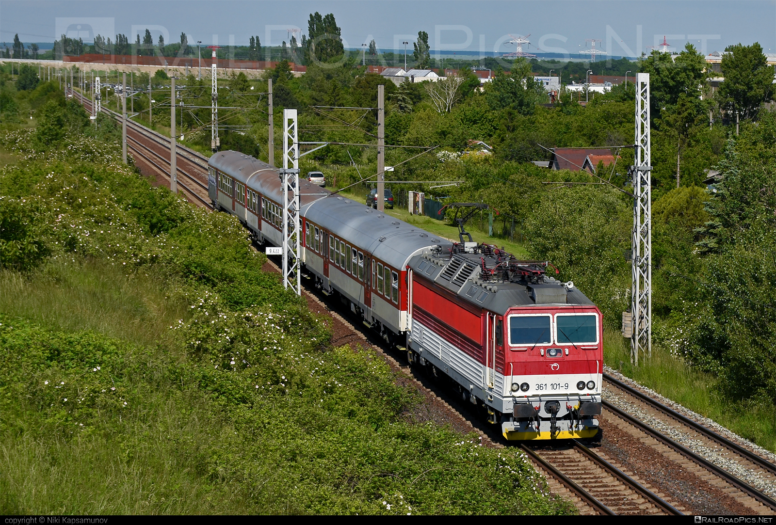 ŽOS Vrútky Class 361.1 - 361 101-9 operated by Železničná Spoločnost' Slovensko, a.s. #ZeleznicnaSpolocnostSlovensko #locomotive361 #locomotive3611 #zosvrutky #zssk