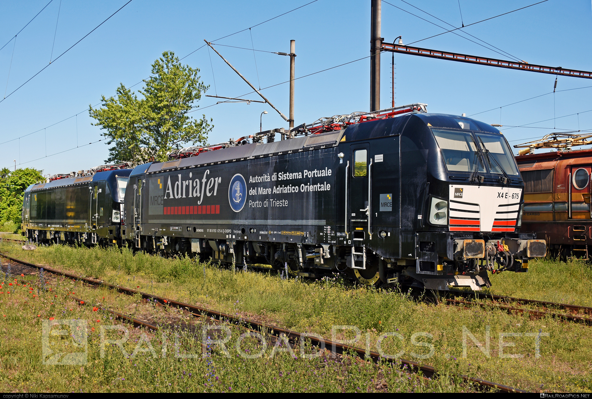 Siemens Vectron MS - 193 675-6 operated by ADRIAFER S.R.L. #adriafer #dispolok #mitsuirailcapitaleurope #mitsuirailcapitaleuropegmbh #mrce #siemens #siemensVectron #siemensVectronMS #vectron #vectronMS