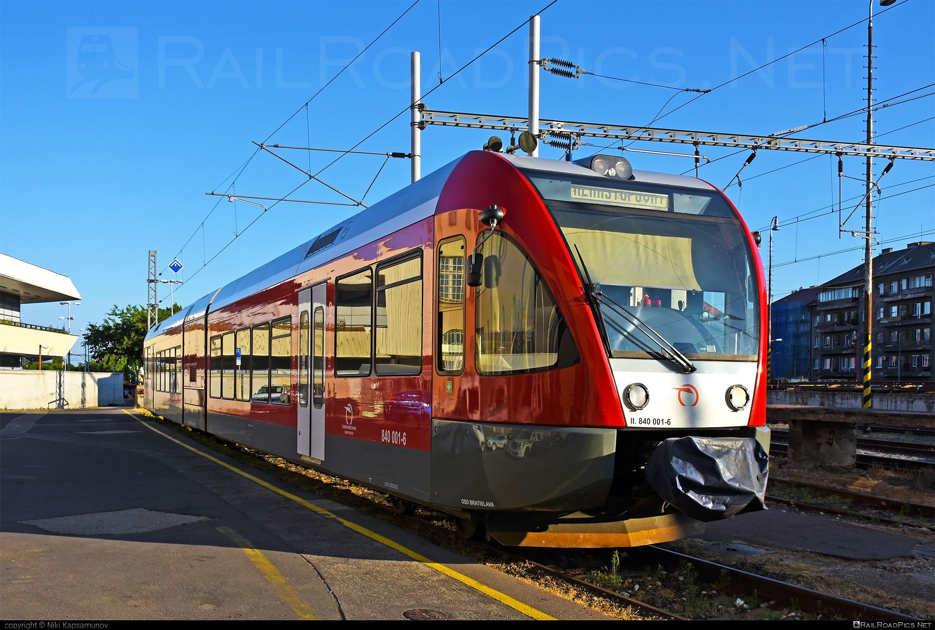 GTW Vysoké Tatry Class 840 - 840 001-6 operated by Železničná Spoločnost' Slovensko, a.s. #ZeleznicnaSpolocnostSlovensko #delfin #gtw26 #gtwvysoketatry #zssk #zssk840