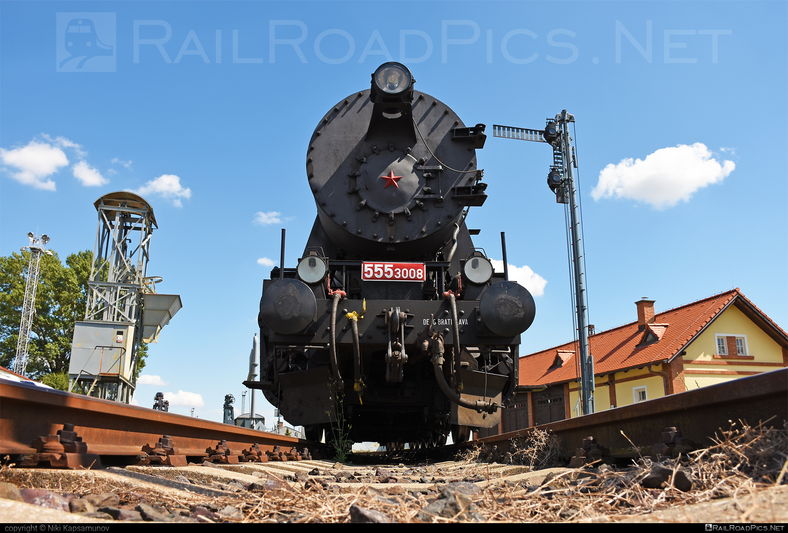 Škoda Class 555.3 - 555.3008 operated by Železnice Slovenskej Republiky #locomotive5553 #skoda #skodaClass5553 #zelezniceslovenskejrepubliky #zsr