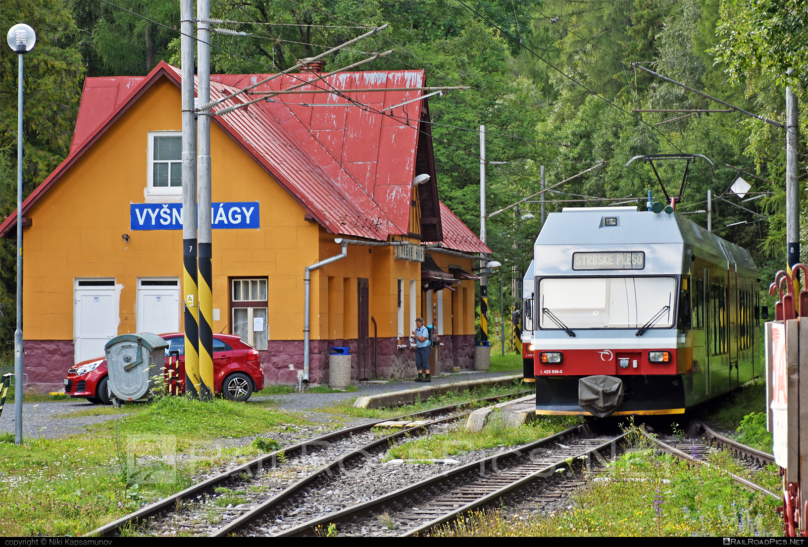 GTW Vysoké Tatry Class 425.95 - 425 956-0 operated by Železničná Spoločnost' Slovensko, a.s. #ZeleznicnaSpolocnostSlovensko #gtw26 #gtwvysoketatry #tetrapack #tez #zssk #zssk425 #zssk42595