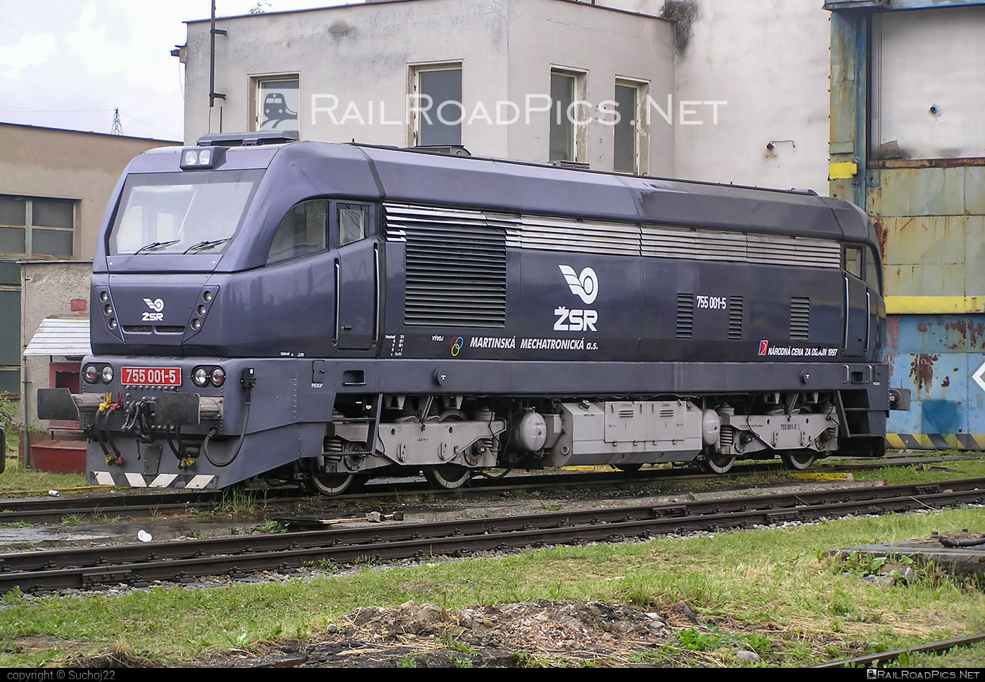 Martinská Mechanotronická ŽSR Class 755 - 755 001-5 operated by Železnice Slovenskej Republiky #MartinskaMechanotronicka #prototype #zelezniceslovenskejrepubliky #zsr #zsrclass755