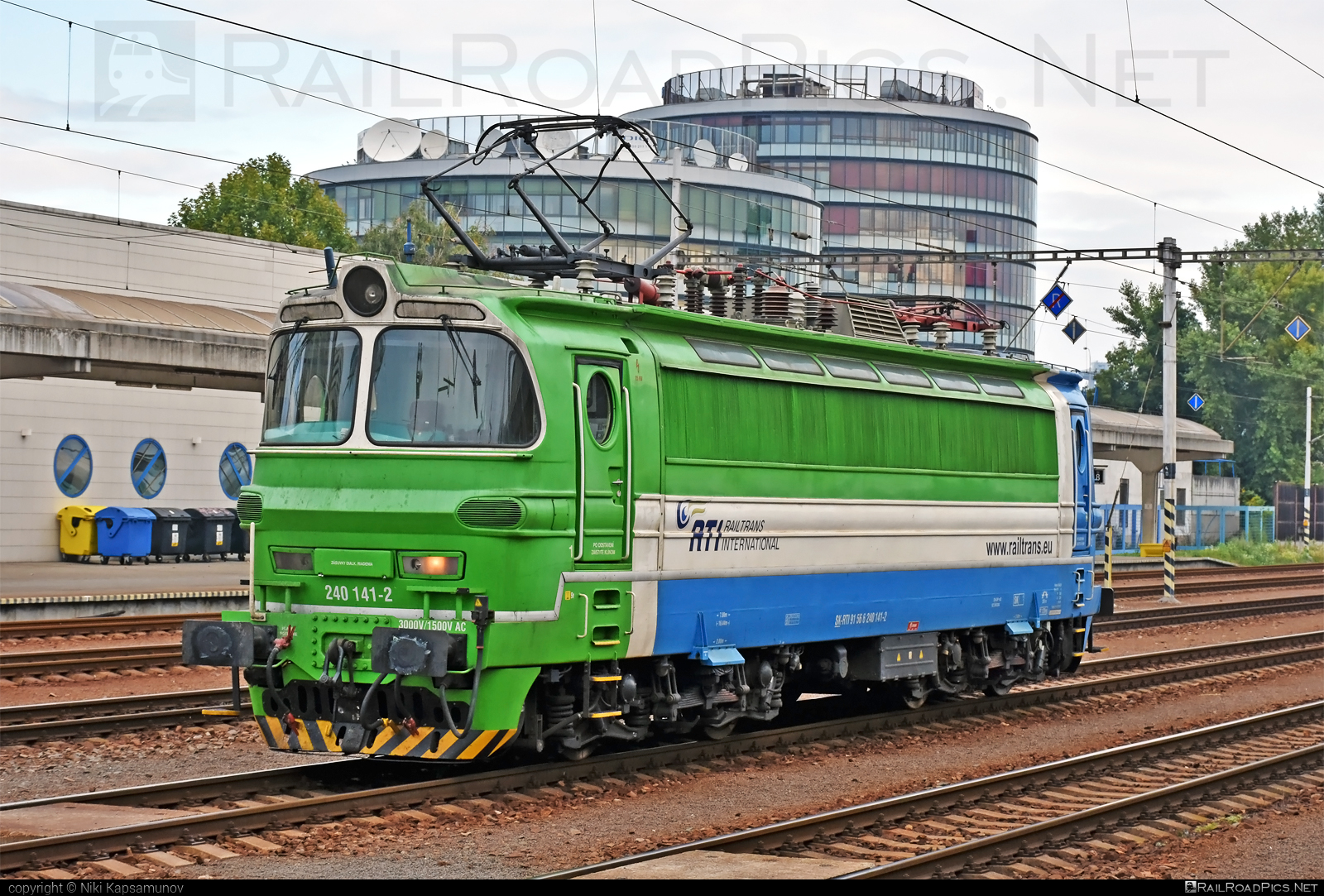 Škoda 47E - 240 141-2 operated by Railtrans International, s.r.o #RailtransInternational #laminatka #locomotive240 #rti #skoda #skoda47e
