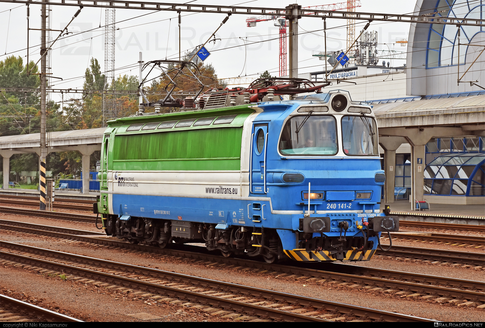 Škoda 47E - 240 141-2 operated by Railtrans International, s.r.o #RailtransInternational #laminatka #locomotive240 #rti #skoda #skoda47e