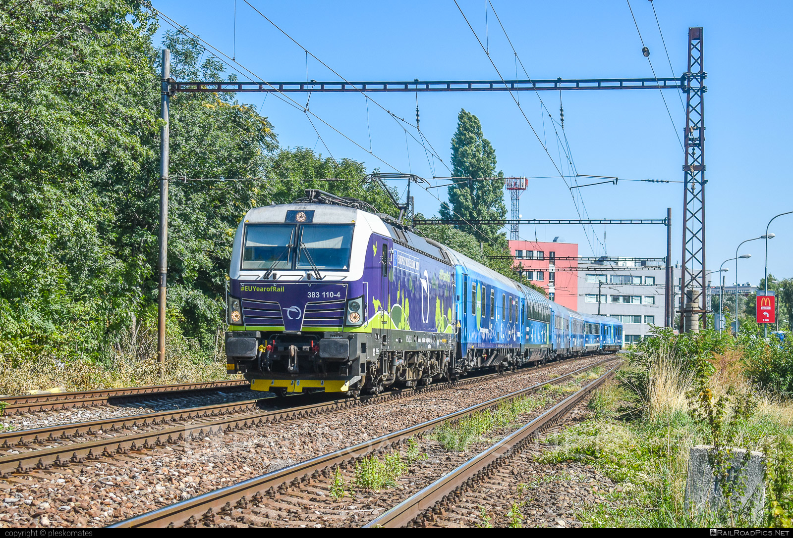 Siemens Vectron MS 383 110 4 Operated By elezni n Spolo nost 