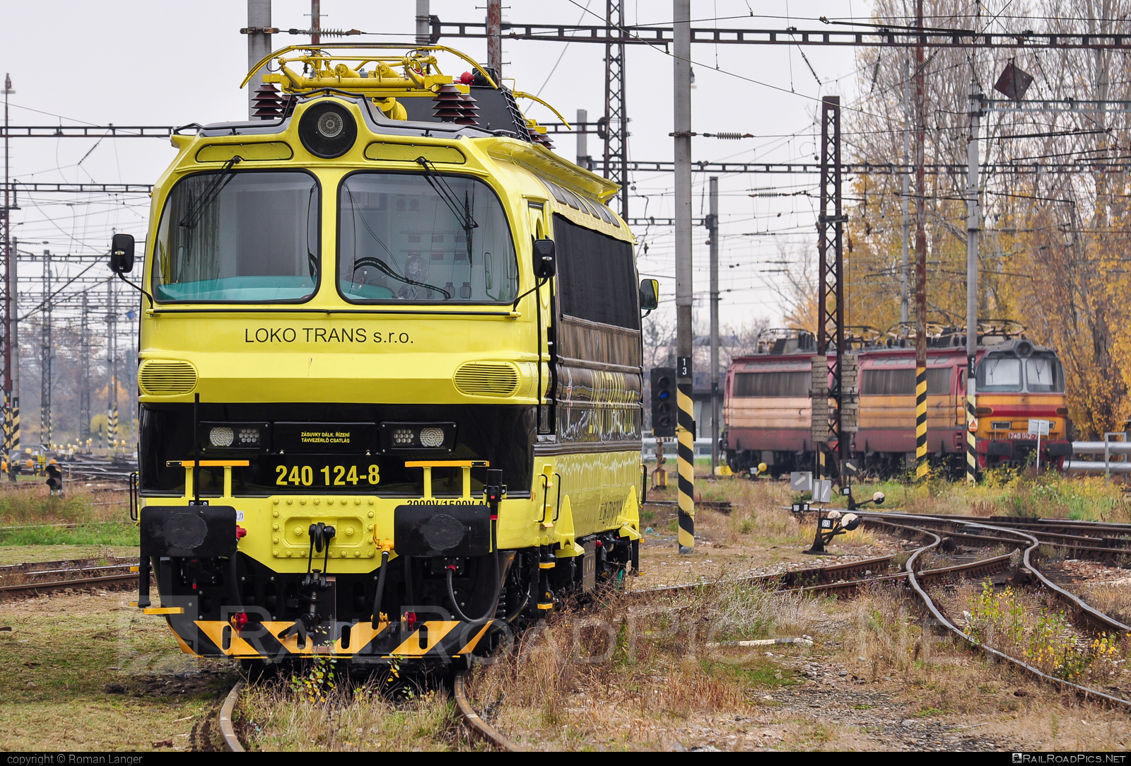 Škoda 47E - 240  124-8 operated by LOKO TRANS s.r.o. #laminatka #locomotive240 #lokotrans #skoda #skoda47e