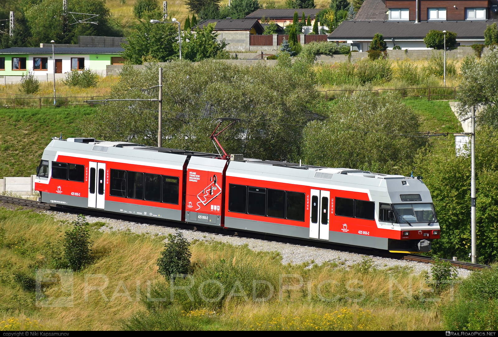 GTW Vysoké Tatry Class 425.95 - 425 955-2 operated by Železničná Spoločnost' Slovensko, a.s. #ZeleznicnaSpolocnostSlovensko #gtw26 #gtwvysoketatry #narrowgauge #tetrapack #tez #zssk #zssk425 #zssk42595