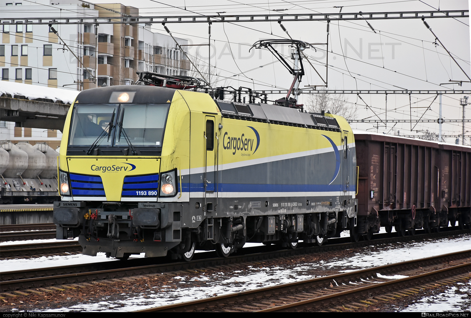 Siemens Vectron AC - 1193 890 operated by CargoServ GmbH #cargoserv #openwagon #siemens #siemensVectron #siemensVectronAC #vectron #vectronAC