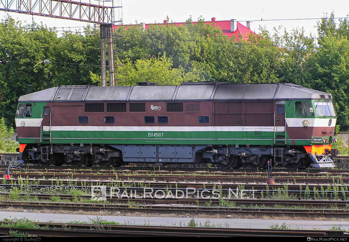 Kolomna Locomotive Works TEP70 - TEP70-0224 operated by Belarus Railways #KolomenskiyZavod #KolomnaLocomotiveWorks #belarusrailways #tep70