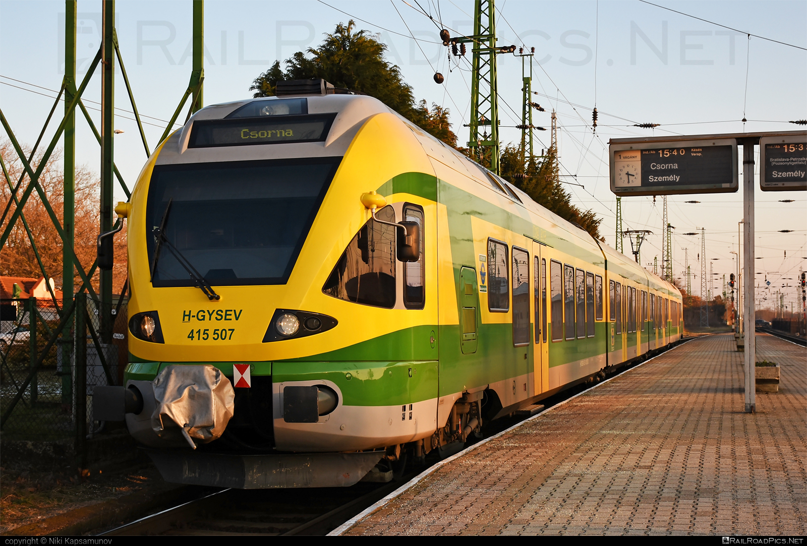 Stadler FLIRT - 415 507-2 operated by GYSEV - Györ-Sopron-Ebenfurti Vasut Részvénytarsasag #gyorsopronebenfurtivasutreszvenytarsasag #gysev #stadler #stadlerflirt #stadlerrail #stadlerrailag