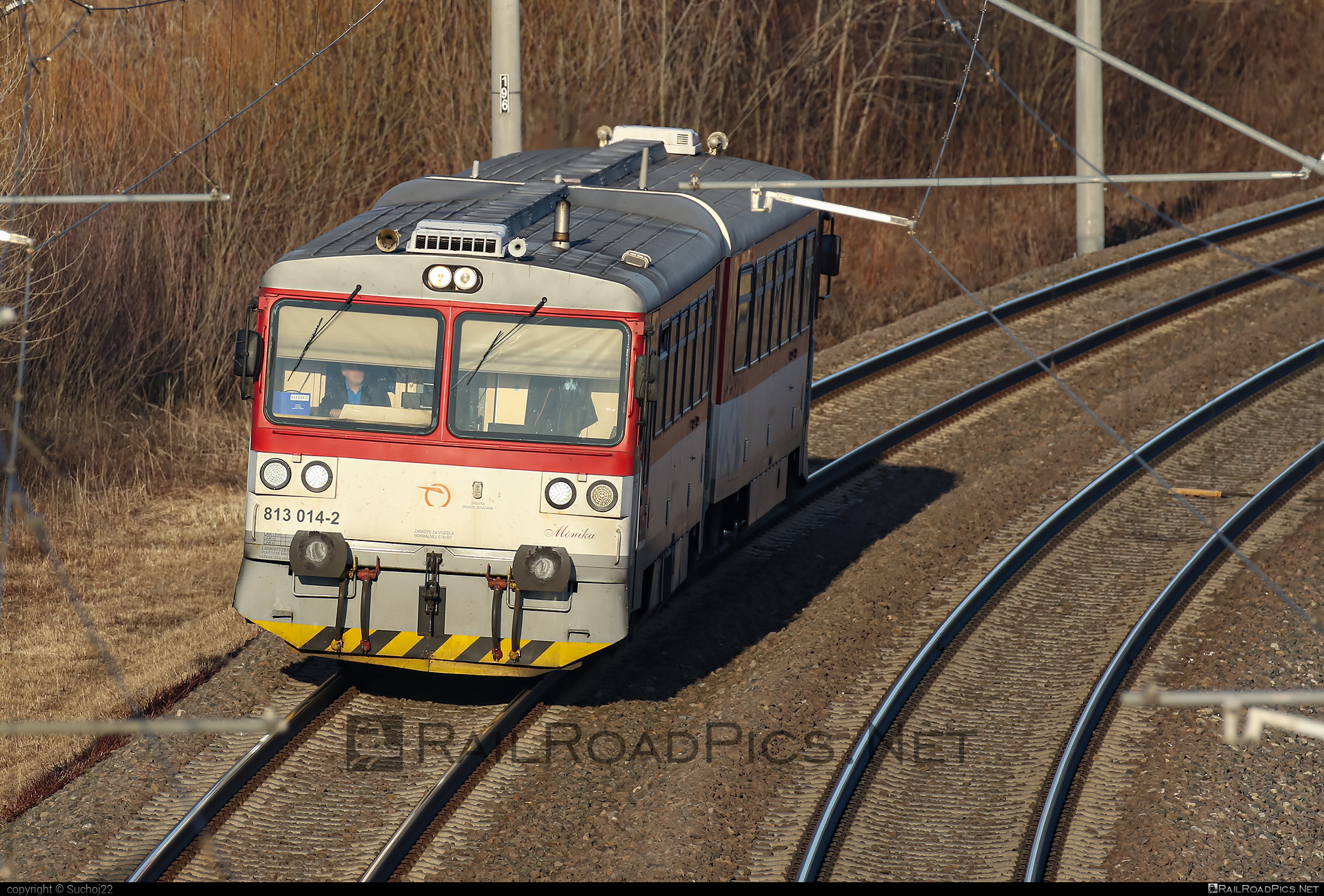 ŽOS Zvolen Class 813.0/913.0 - 813 014-2 operated by Železničná Spoločnost' Slovensko, a.s. #ZeleznicnaSpolocnostSlovensko #bageta #zoszvolen #zoszvolen8130 #zoszvolen9130 #zssk