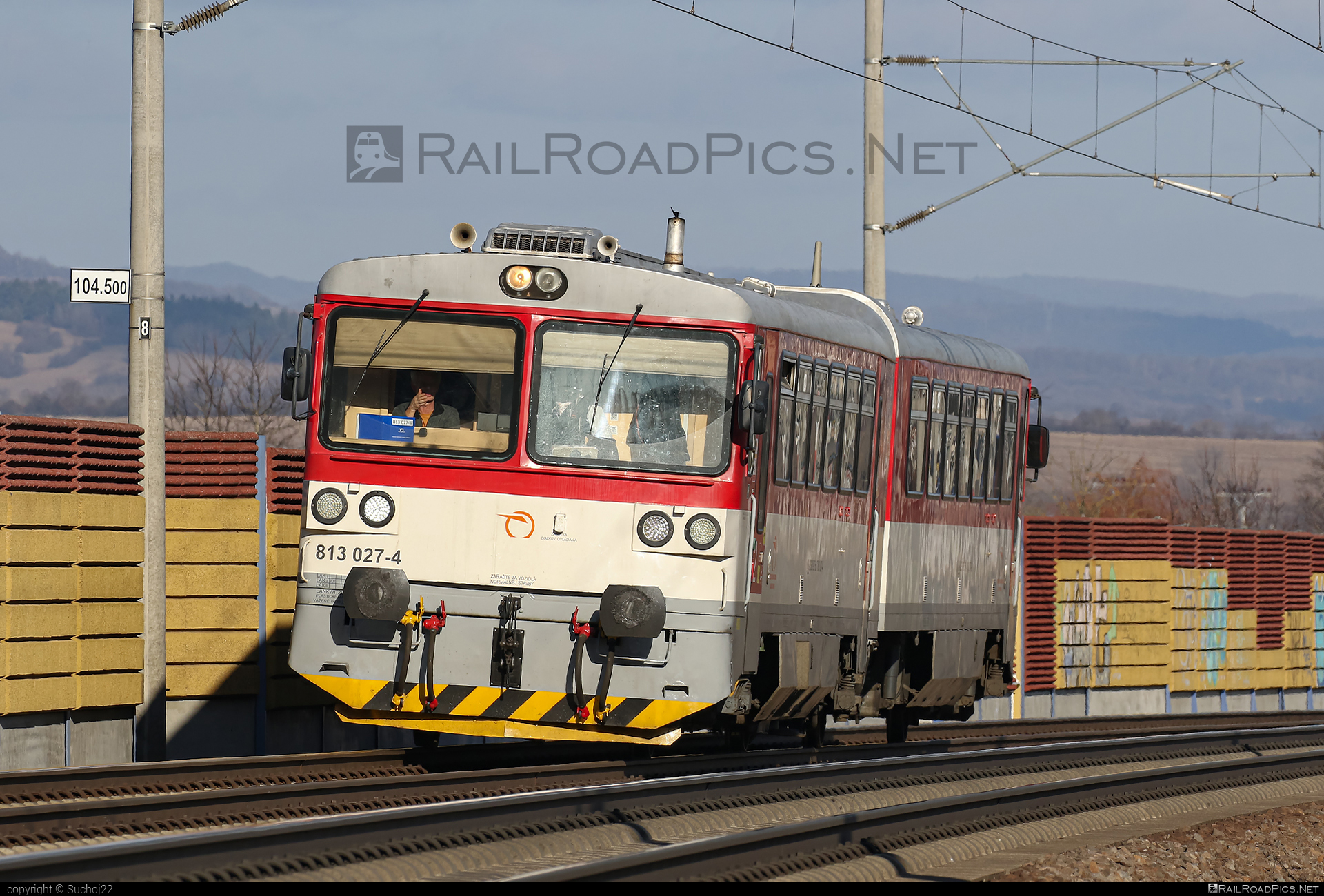 ŽOS Zvolen Class 813.0/913.0 - 813 027-4 operated by Železničná Spoločnost' Slovensko, a.s. #ZeleznicnaSpolocnostSlovensko #bageta #zoszvolen #zoszvolen8130 #zoszvolen9130 #zssk