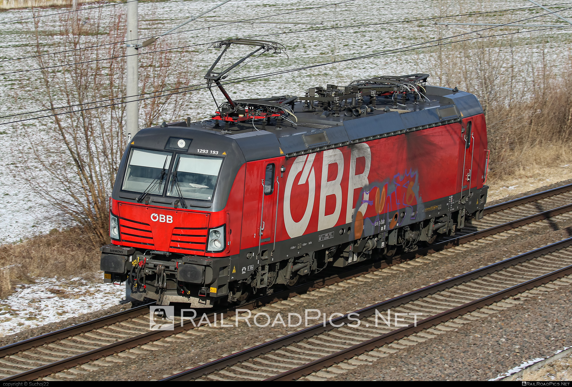 Siemens Vectron MS - 1293 193-9 operated by Rail Cargo Carrier – Slovakia s.r.o. #graffiti #obb #osterreichischebundesbahnen #siemens #siemensVectron #siemensVectronMS #vectron #vectronMS #wssk