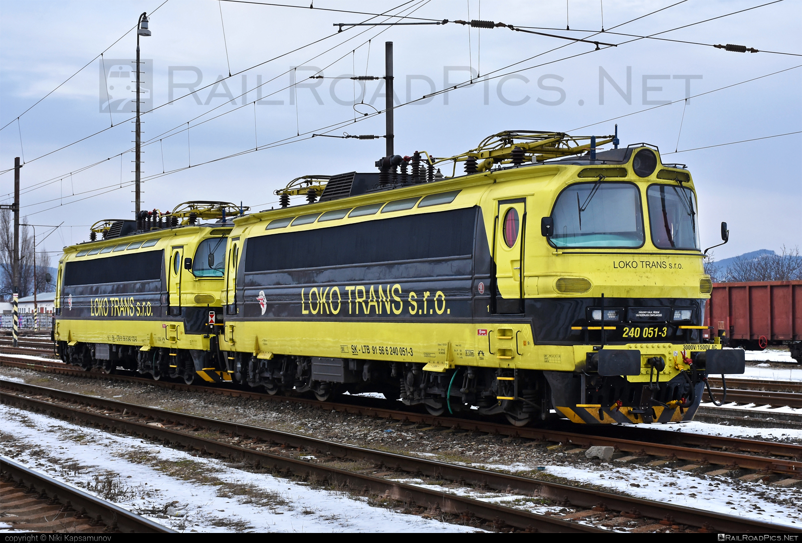 Škoda 47E - 240 051-3 operated by LOKO TRANS s.r.o. #laminatka #locomotive240 #lokotrans #skoda #skoda47e