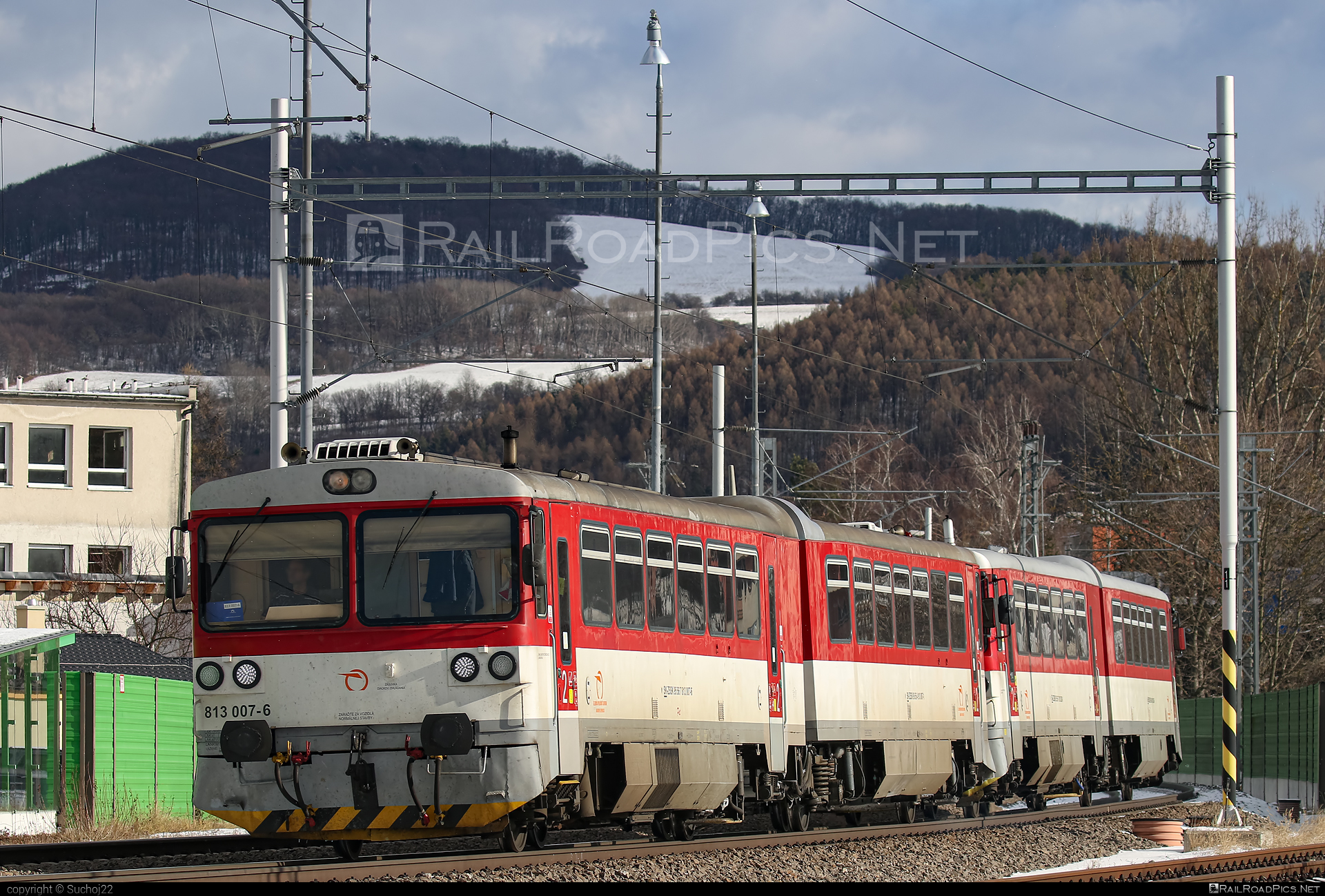 ŽOS Zvolen Class 813.0/913.0 - 813 007-6 operated by Železničná Spoločnost' Slovensko, a.s. #ZeleznicnaSpolocnostSlovensko #bageta #zoszvolen #zoszvolen8130 #zoszvolen9130 #zssk