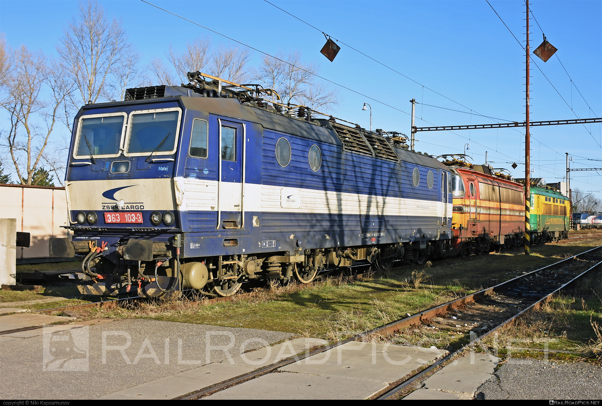 Škoda 69E - 363 103-3 operated by Železničná Spoločnost' Cargo Slovakia a.s. #ZeleznicnaSpolocnostCargoSlovakia #es4991 #eso #locomotive363 #skoda #skoda69e #zsskcargo