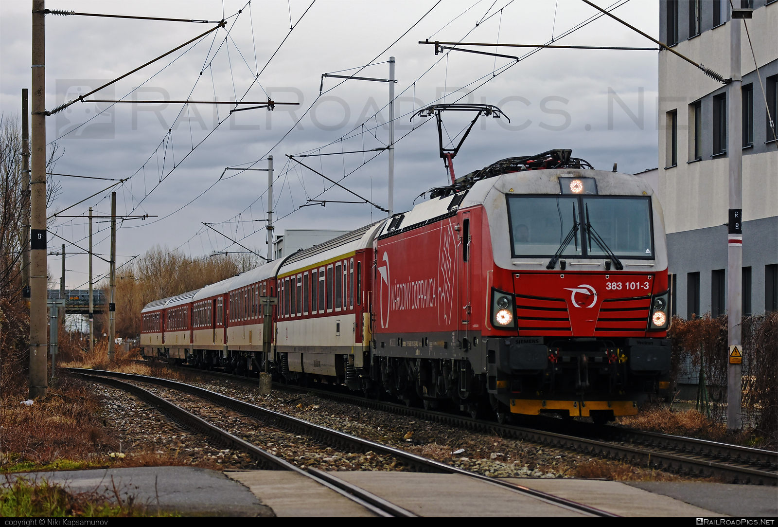 Siemens Vectron MS - 383 101-3 operated by Železničná Spoločnost' Slovensko, a.s. #RollingStockLease #RollingStockLeaseSro #ZeleznicnaSpolocnostSlovensko #raill #siemens #siemensVectron #siemensVectronMS #vectron #vectronMS #zssk