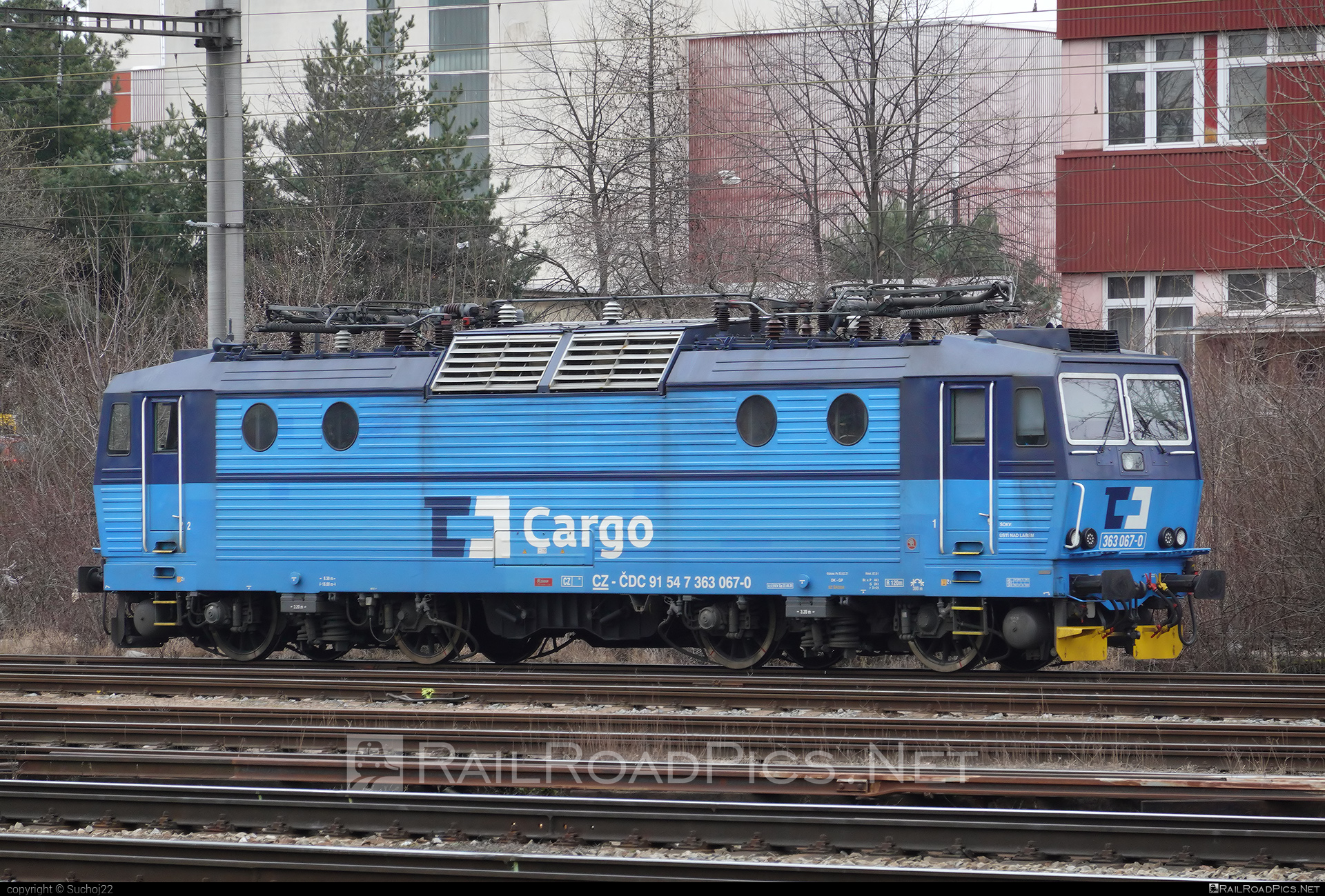 Škoda 69E - 363 067-0 operated by ČD Cargo, a.s. #cdcargo #es4991 #eso #locomotive363 #skoda #skoda69e