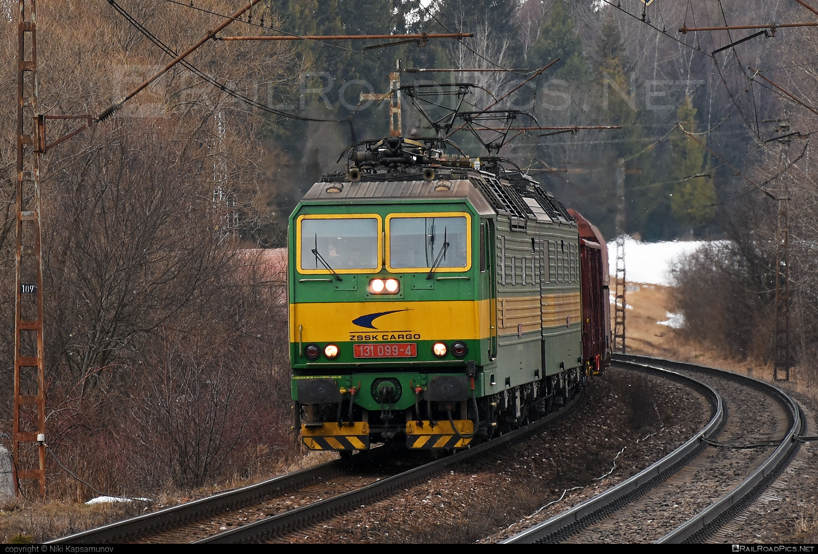 Škoda 58E - 131 099-4 operated by Železničná Spoločnost' Cargo Slovakia a.s. #ZeleznicnaSpolocnostCargoSlovakia #e4791 #locomotive131 #skoda #skoda58e #zsskcargo