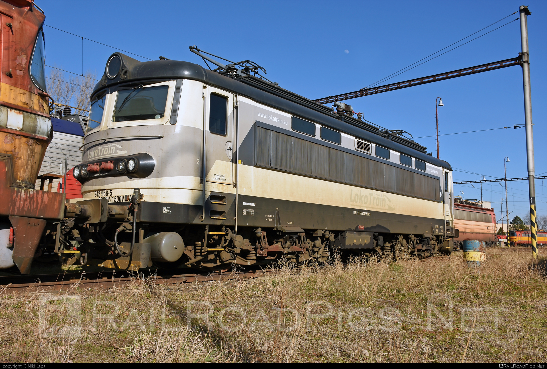 Škoda 73E - 242 558-5 operated by Loko Train s.r.o. #locomotive242 #lokotrain #lokotrainsro #plechac #skoda #skoda73e