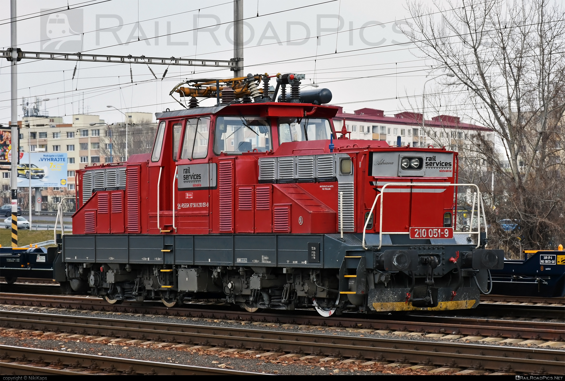 Škoda 51E - 210 051-9 operated by Rail Services Slovakia, s.r.o. #RailServicesSlovakia #locomotive210 #rsssk #skoda #skoda51e #zehlicka