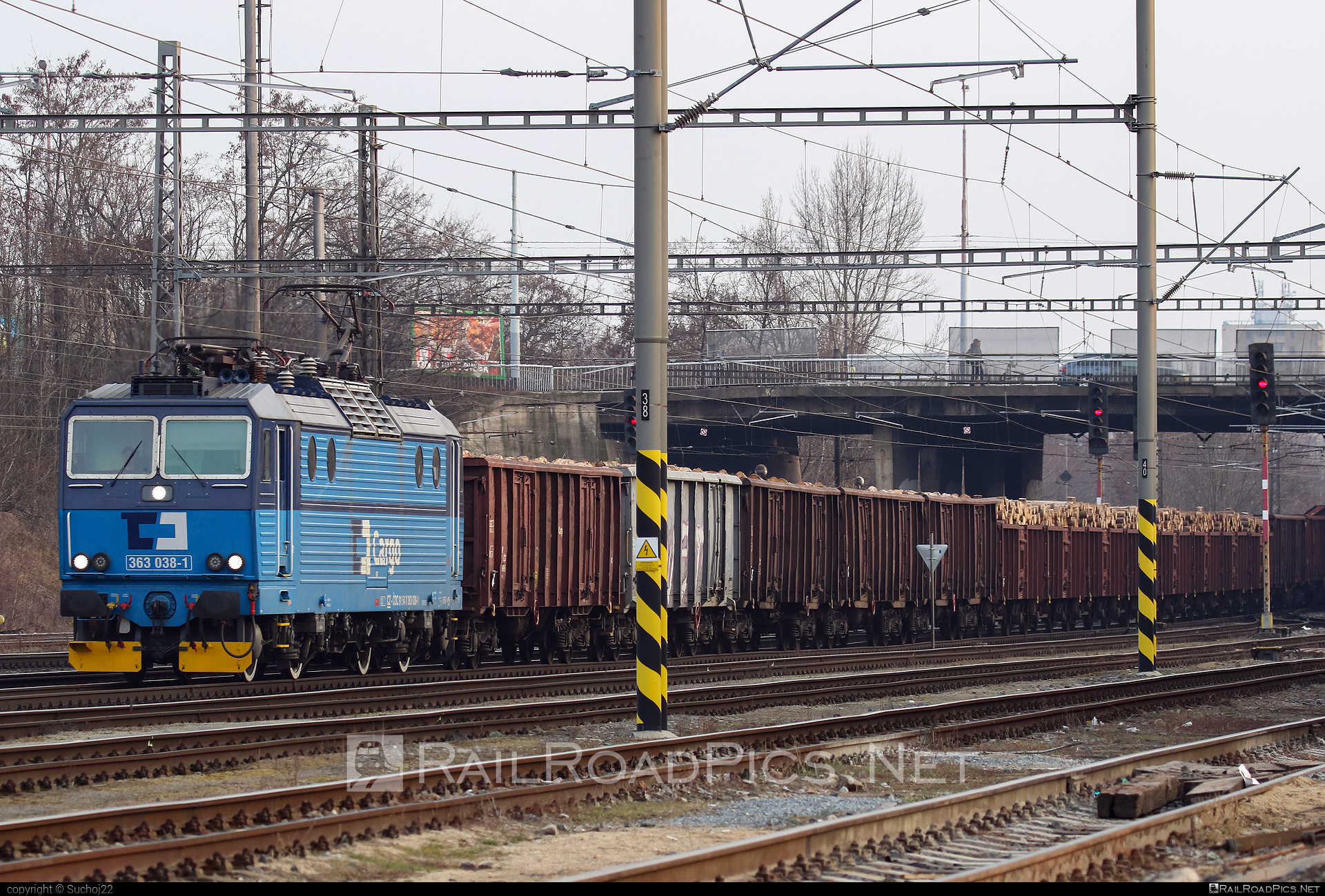Škoda 69E - 363 038-1 operated by ČD Cargo, a.s. #cdcargo #es4991 #eso #locomotive363 #openwagon #skoda #skoda69e