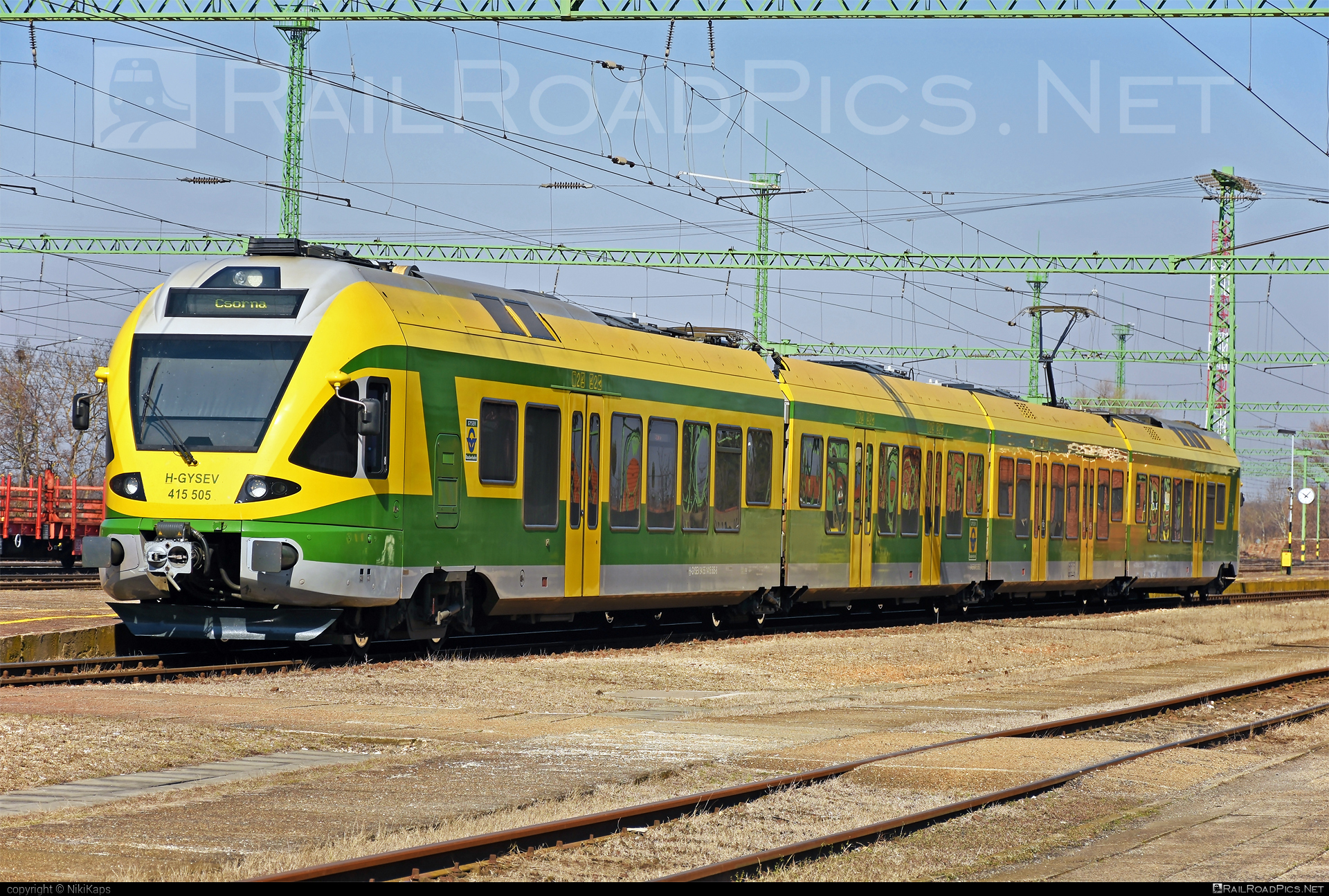 Stadler FLIRT - 415 505-6 operated by GYSEV - Györ-Sopron-Ebenfurti Vasut Részvénytarsasag #gyorsopronebenfurtivasutreszvenytarsasag #gysev #raaberbahn #stadler #stadlerFlirt #stadlerrail #stadlerrailag