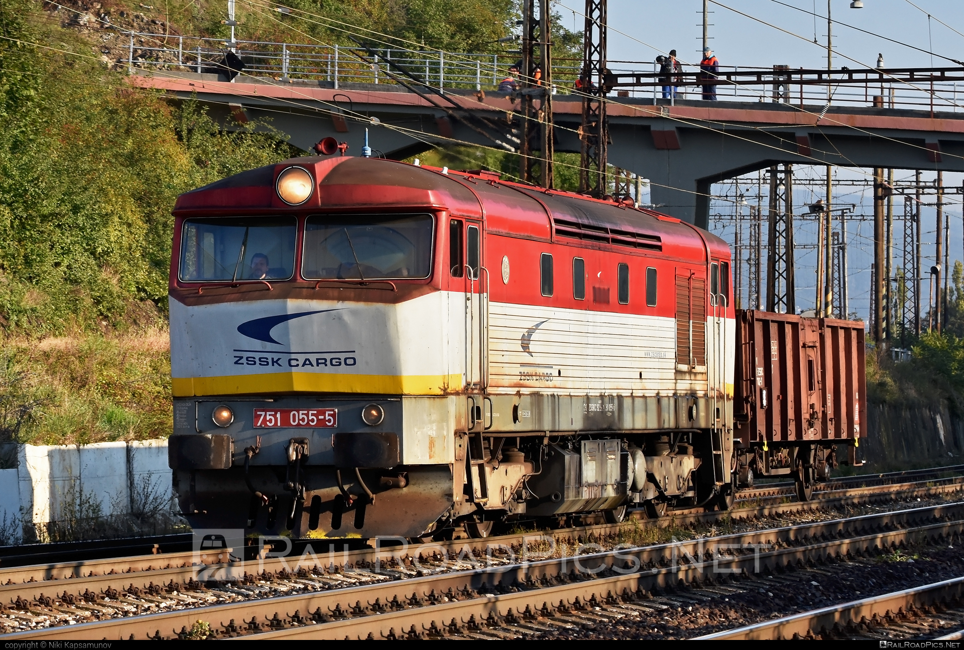 ČKD T 478.1 (751) - 751 055-5 operated by Železničná Spoločnost' Cargo Slovakia a.s. #ZeleznicnaSpolocnostCargoSlovakia #bardotka #ckd #ckd4781 #ckd751 #ckdt4781 #openwagon #zamracena #zsskcargo