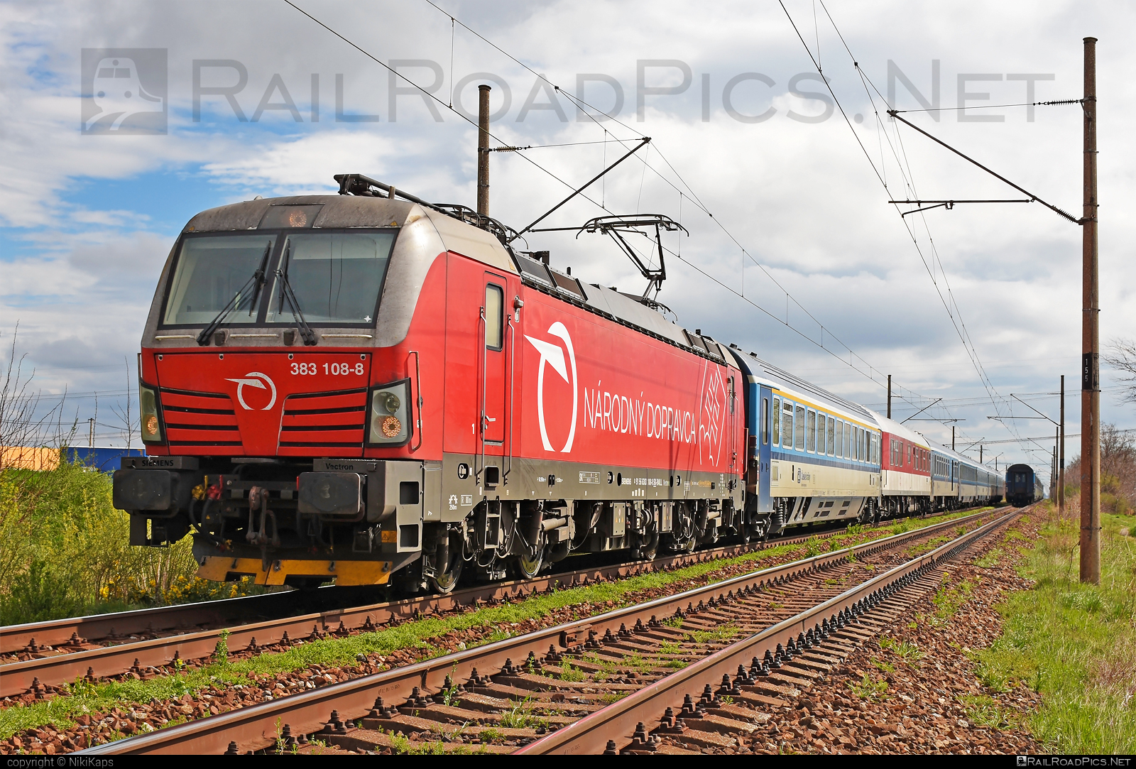 Siemens Vectron MS 383 108 8 Operated By elezni n Spolo nost 