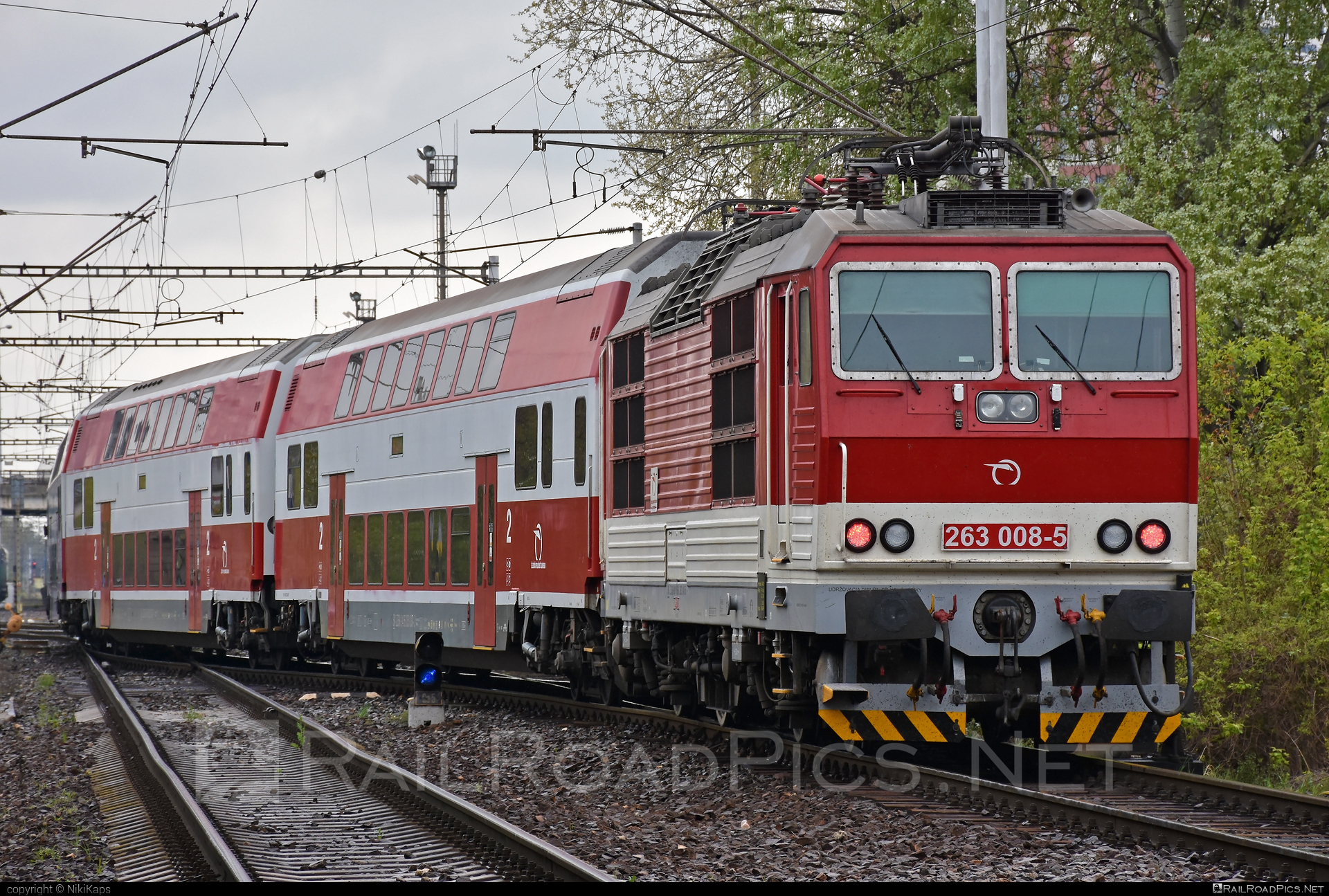 Škoda 70E - 263 008-5 operated by Železničná Spoločnost' Slovensko, a.s. #ZeleznicnaSpolocnostSlovensko #locomotive263 #princezna #skoda #skoda70e #zssk