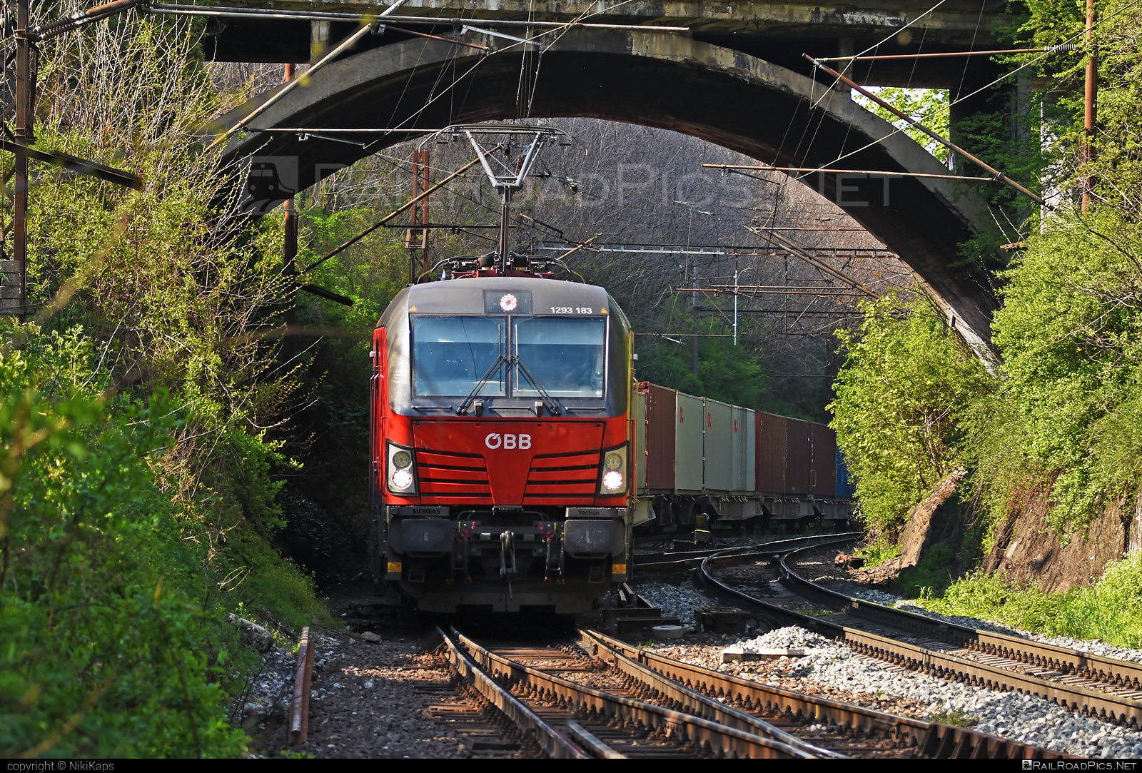 Siemens Vectron MS - 1293 183 operated by Rail Cargo Austria AG #container #flatwagon #obb #osterreichischebundesbahnen #siemens #siemensVectron #siemensVectronMS #vectron #vectronMS