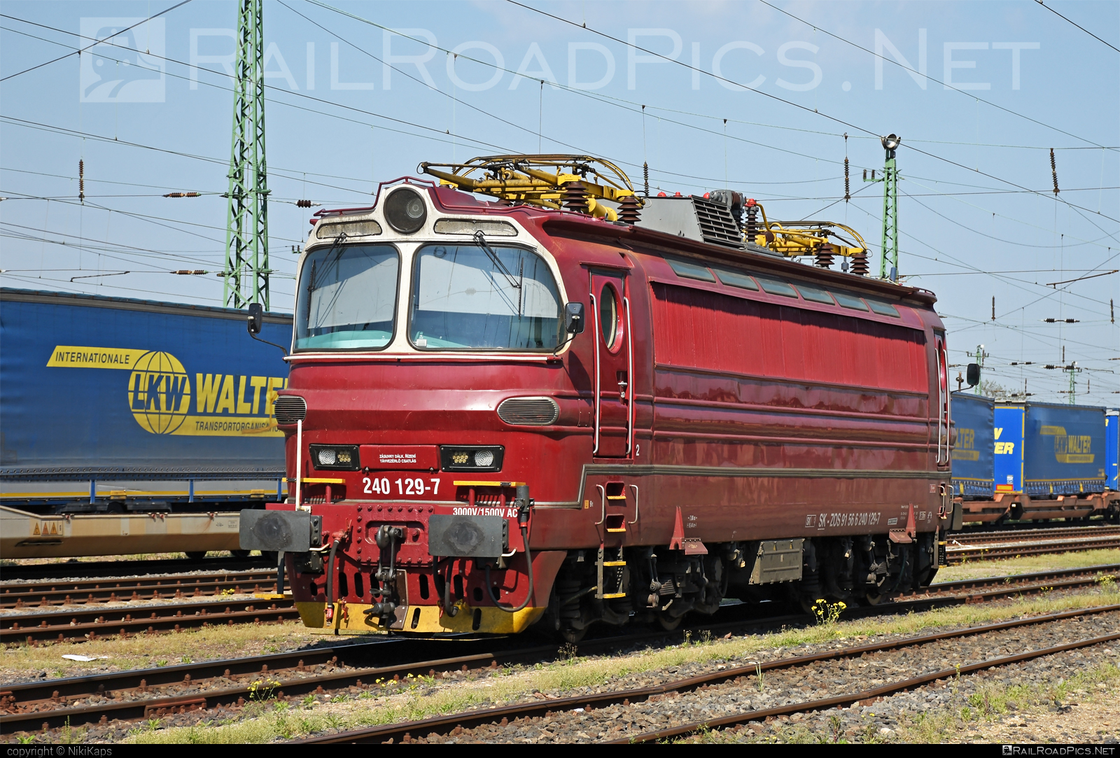 Škoda 47E - 240 129-7 operated by ZOS ZVOLEN s.r.o. #laminatka #locomotive240 #skoda #skoda47e #zoszvolen