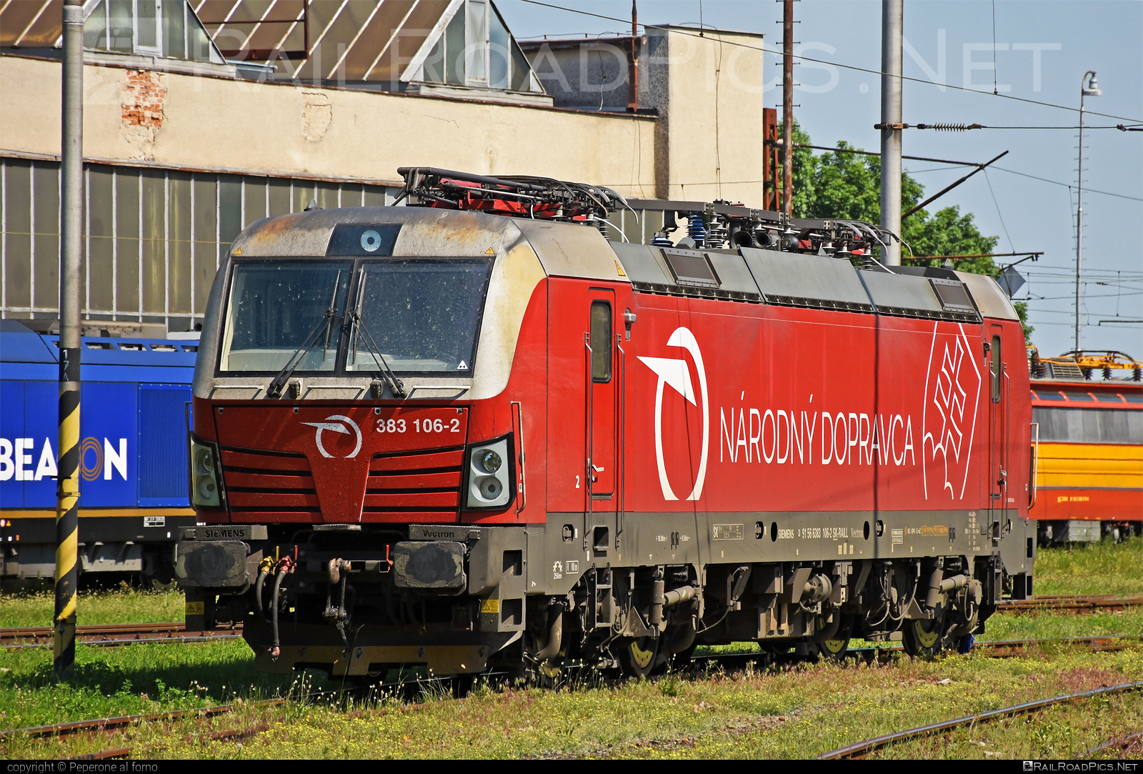 Siemens Vectron MS - 383 106-2 operated by Železničná Spoločnost' Slovensko, a.s. #RollingStockLease #RollingStockLeaseSro #ZeleznicnaSpolocnostSlovensko #raill #siemens #siemensVectron #siemensVectronMS #vectron #vectronMS #zssk