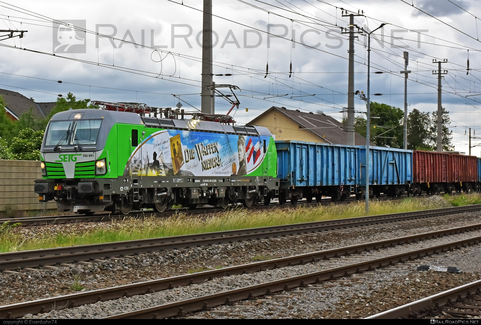 Siemens Vectron MS - 193 691 operated by Salzburger Eisenbahn Transportlogistik GmbH #SalzburgerEisenbahnTransportlogistik #SalzburgerEisenbahnTransportlogistikGmbH #openwagon #s-rail #sRailGmbH #setg #siemens #siemensVectron #siemensVectronMS #vectron #vectronMS