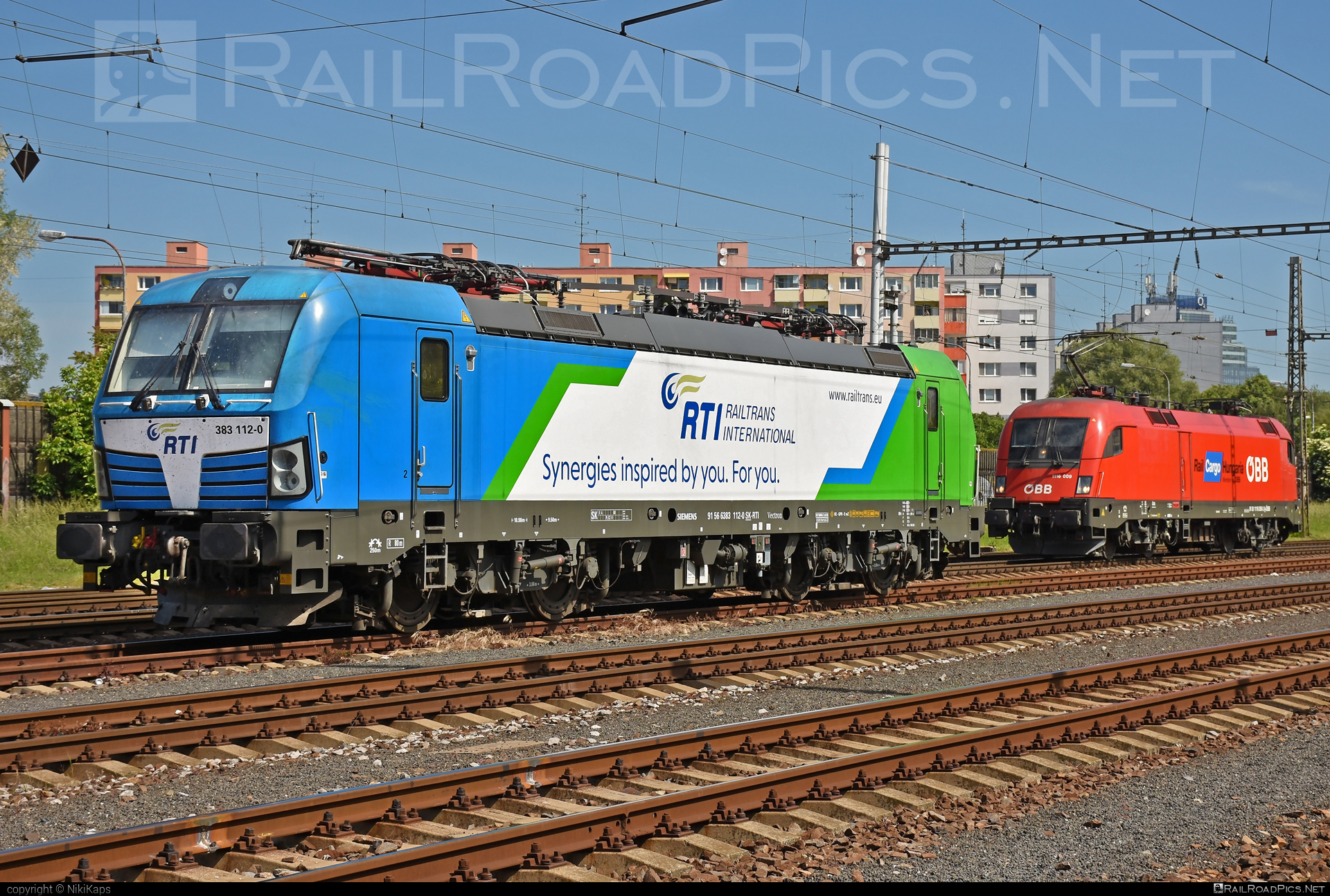Siemens Vectron MS - 383 112-0 operated by Railtrans International, s.r.o #RailtransInternational #rti #siemens #siemensVectron #siemensVectronMS #vectron #vectronMS
