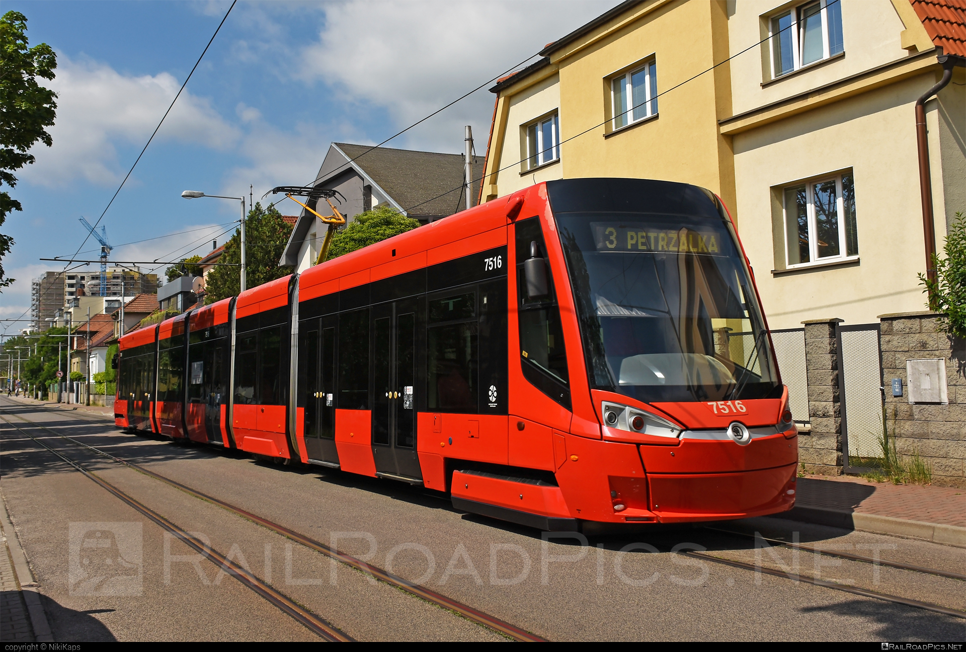 Škoda 30T ForCity Plus - 7516 operated by Dopravný podnik Bratislava #DopravnyPodnikBratislava #ForCityPlus #skoda #skoda30t #tram