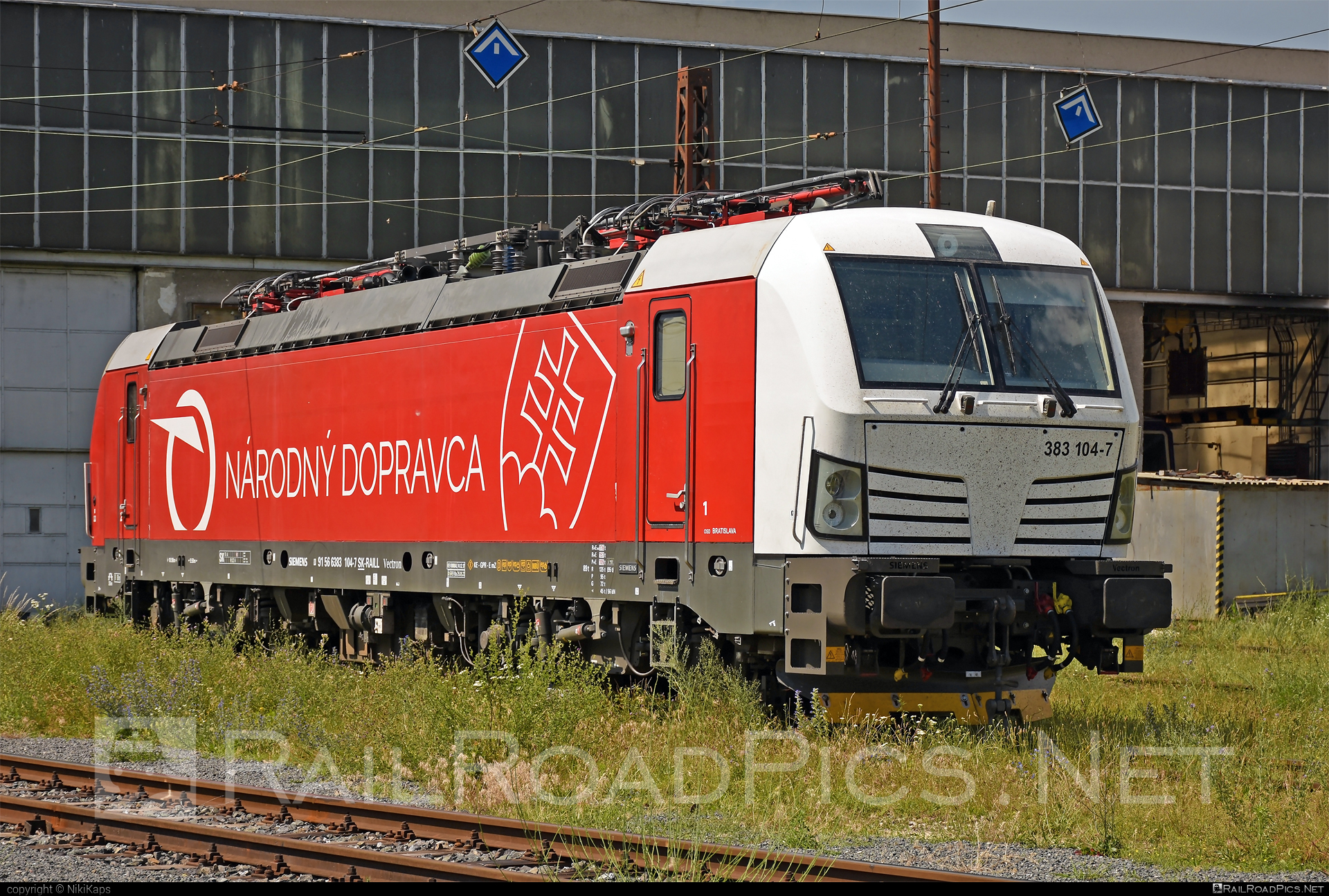 Siemens Vectron MS - 383 104-7 operated by Železničná Spoločnost' Slovensko, a.s. #RollingStockLease #RollingStockLeaseSro #ZeleznicnaSpolocnostSlovensko #raill #siemens #siemensVectron #siemensVectronMS #vectron #vectronMS #zssk